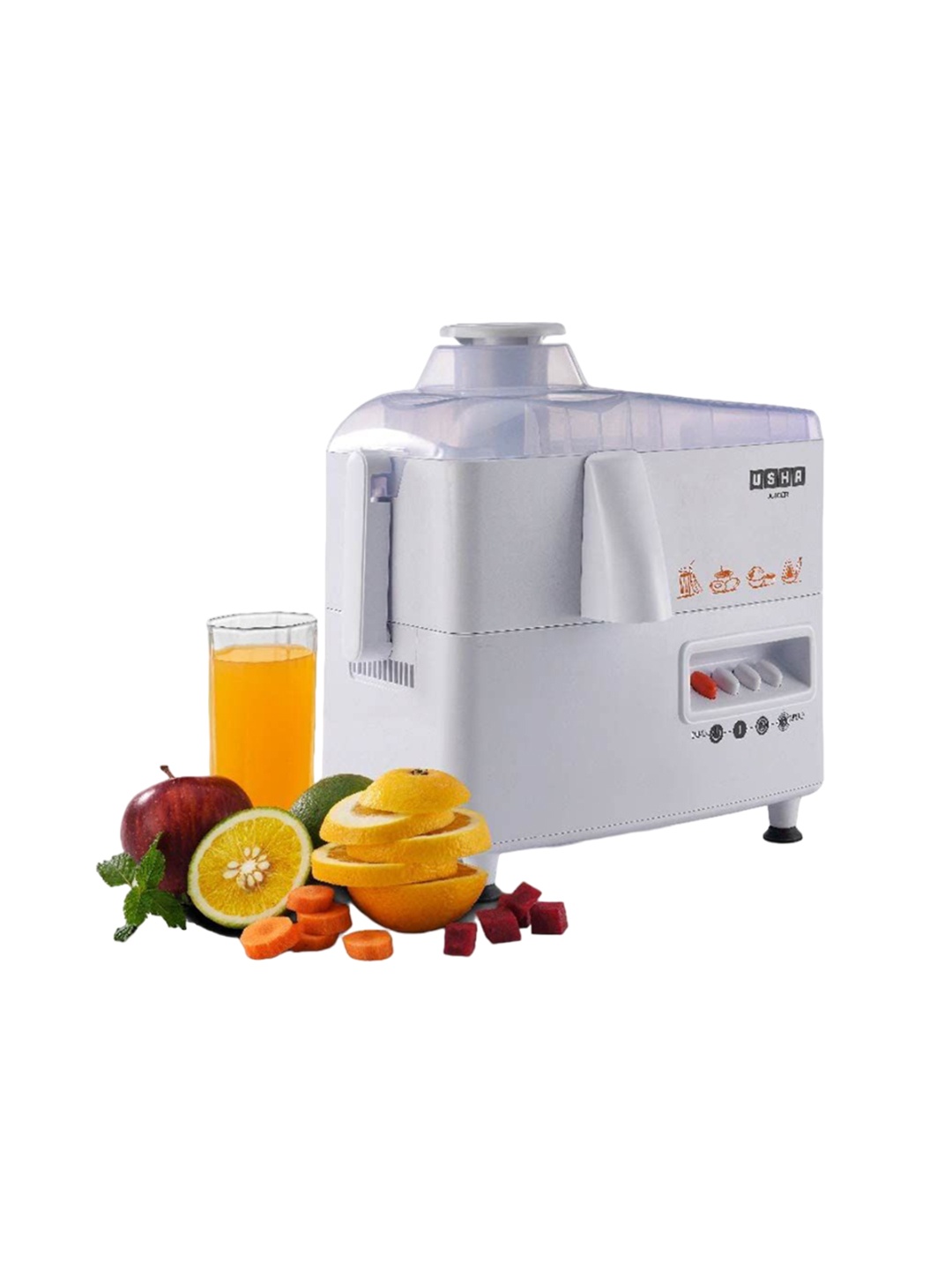 

Usha 450W White Plastic Juicer Mixer Grinder
