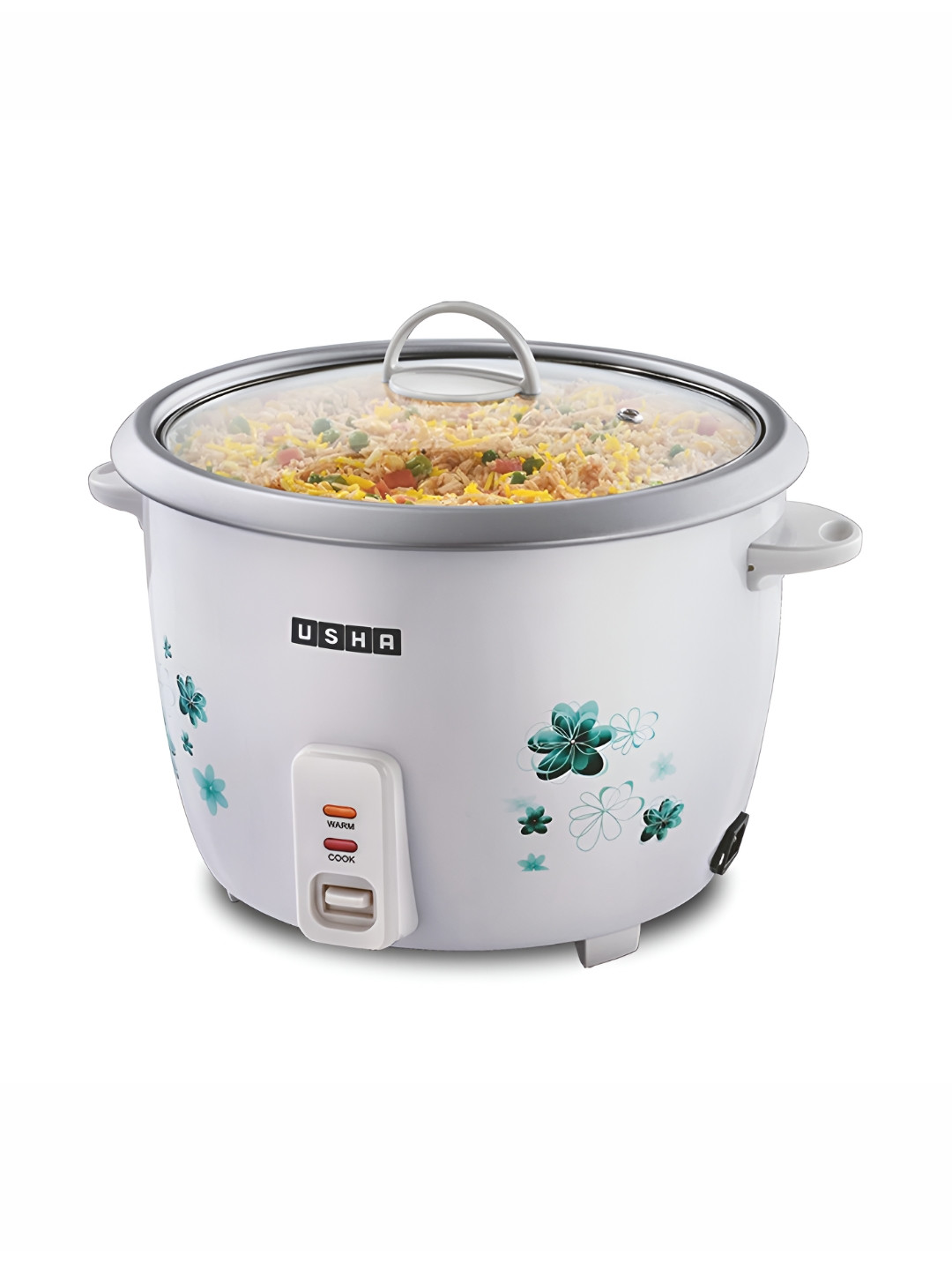 

Usha White Aluminium Electric Pressure Cooker 1L