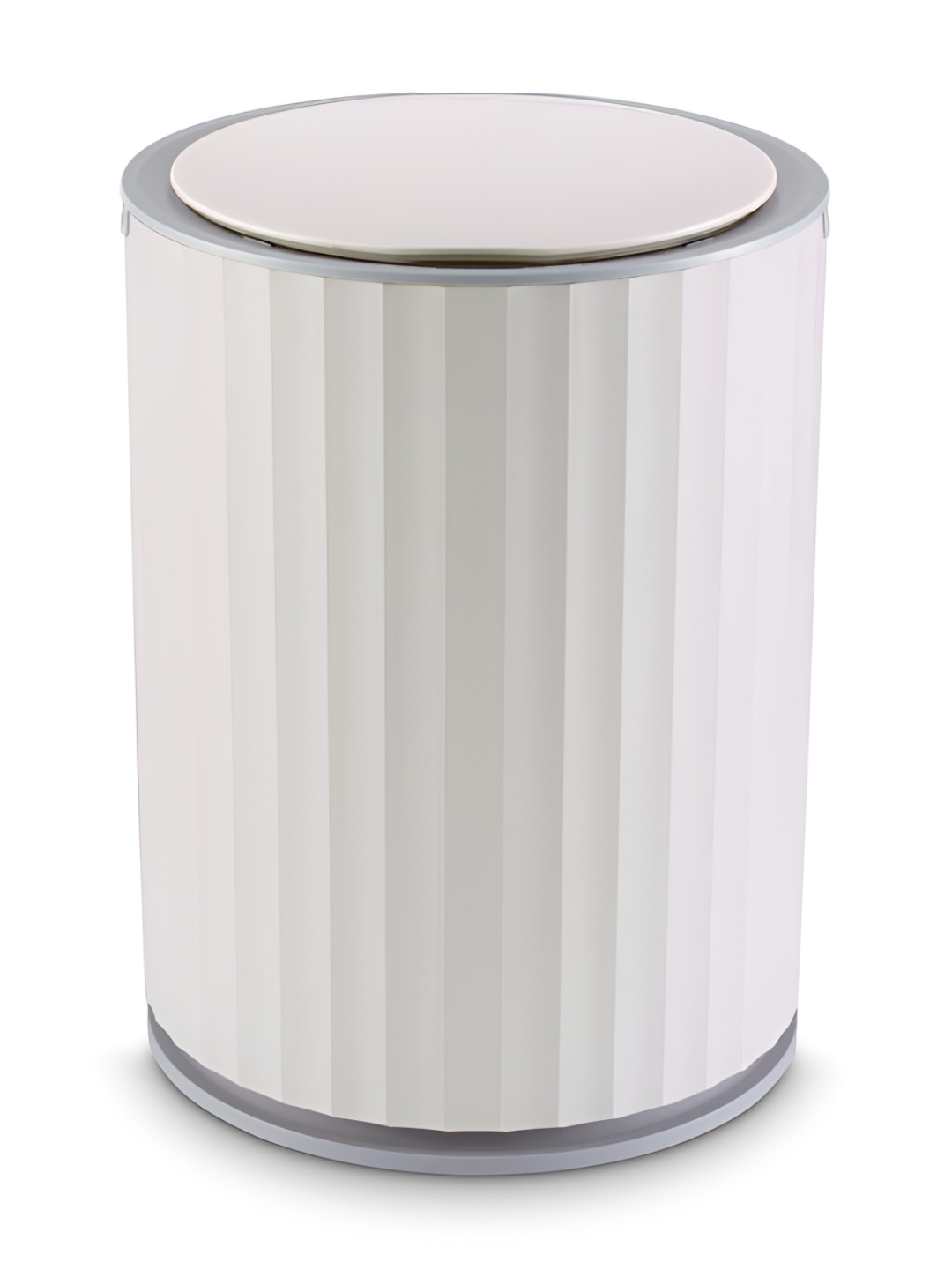 Freelance Grey Striped Stainless Steel Dustbins 9 L