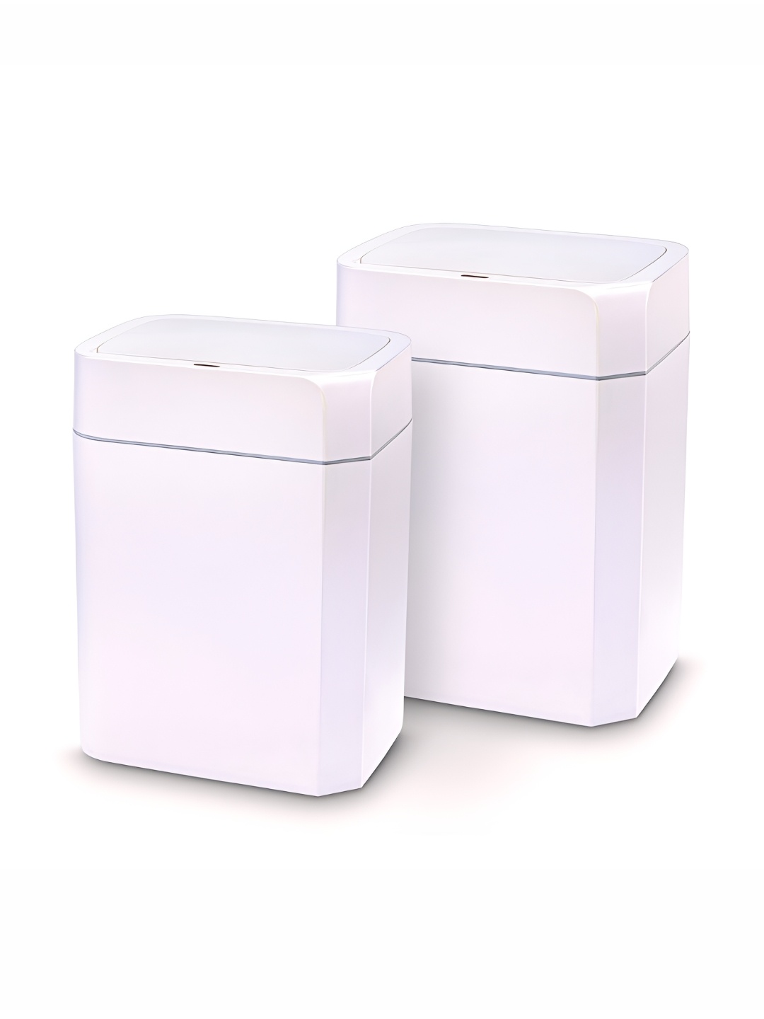 

Freelance White 2 Pieces Stainless steel Sensor Dustbins