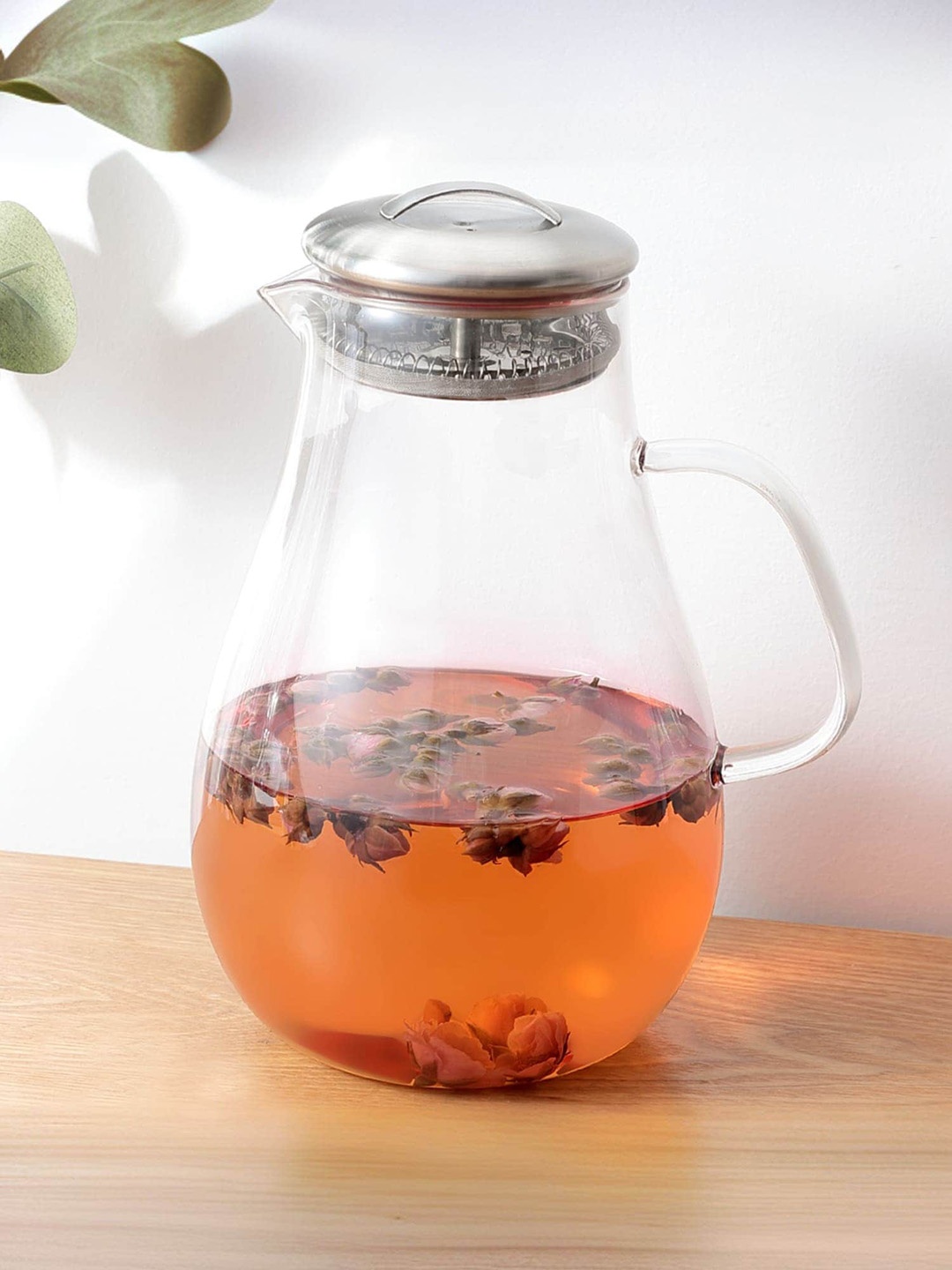 

UMAI Pink Heat Resistant Water Jugs With Lid & Handle 2 L