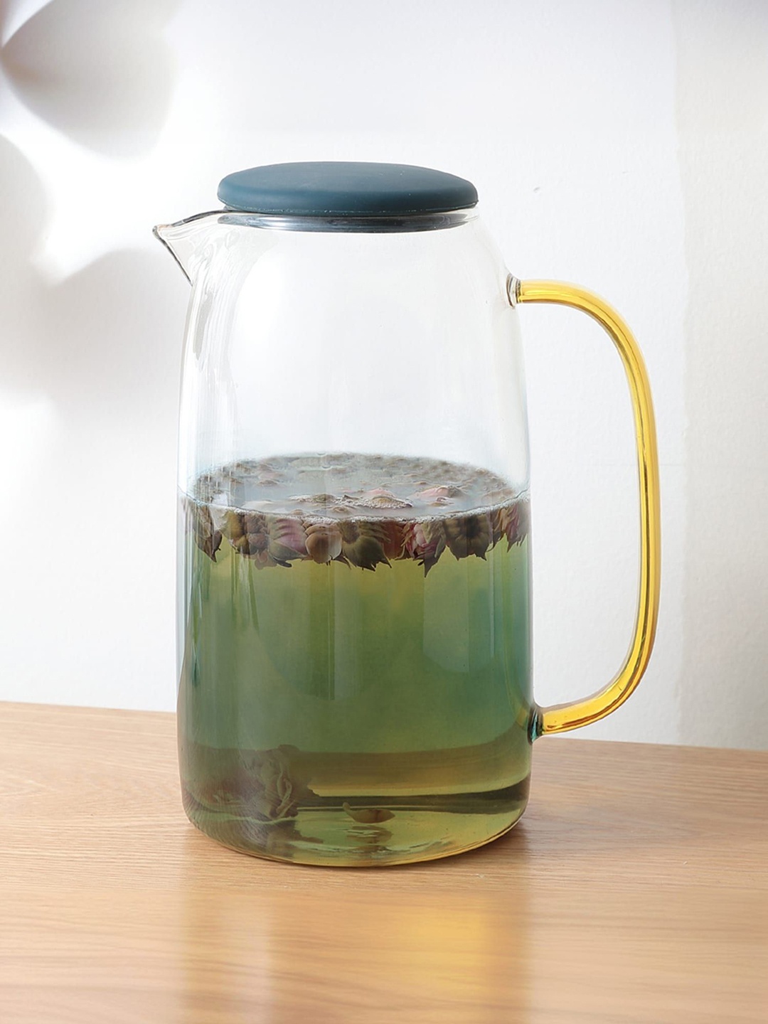 

UMAI Blue Heat Resistant Water Jugs With Lid & Handle 1.5L