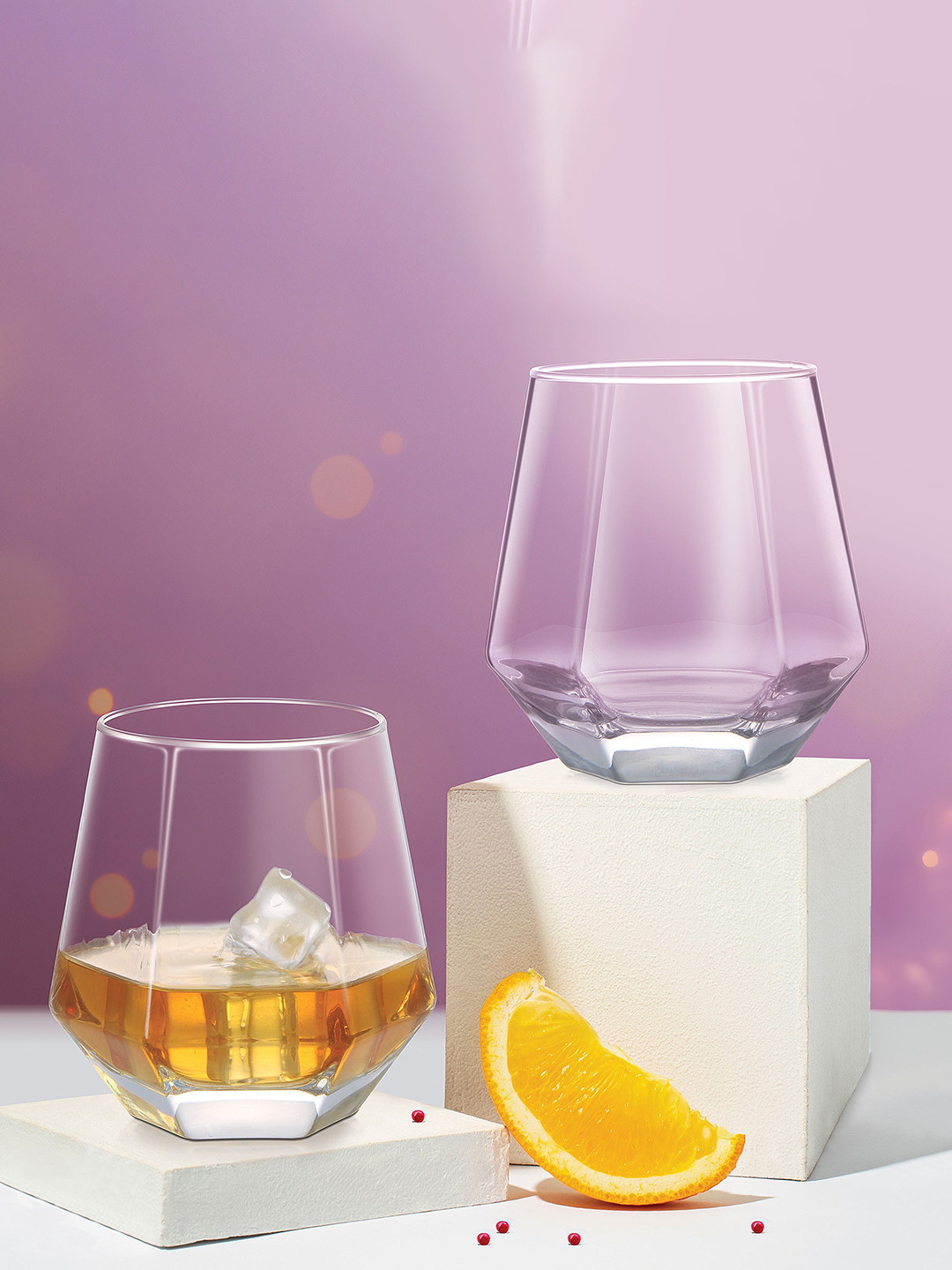 

Treo Hexa On The Rocks Transparent 6 Pieces Water Glass 300ml Each