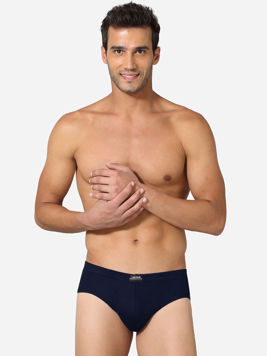 

VStar Brand Print Breathability Briefs BEAST NEO-DEEP_NAVY-Deep Navy, Navy blue