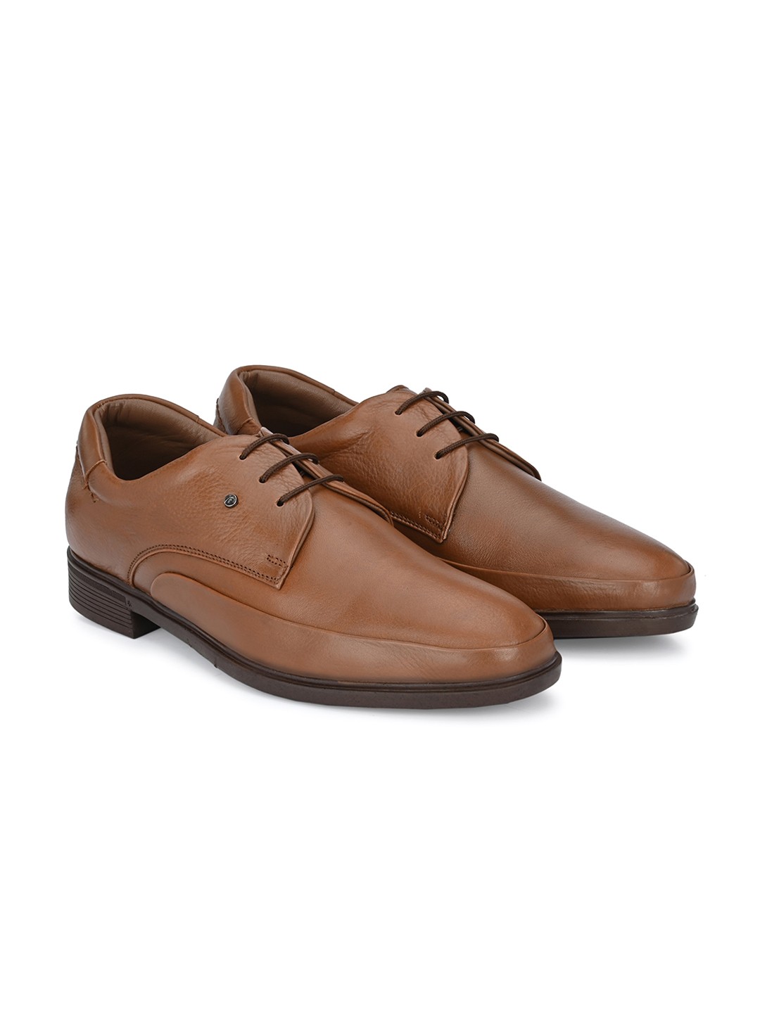 

Egoss Men Leather Derbys, Brown