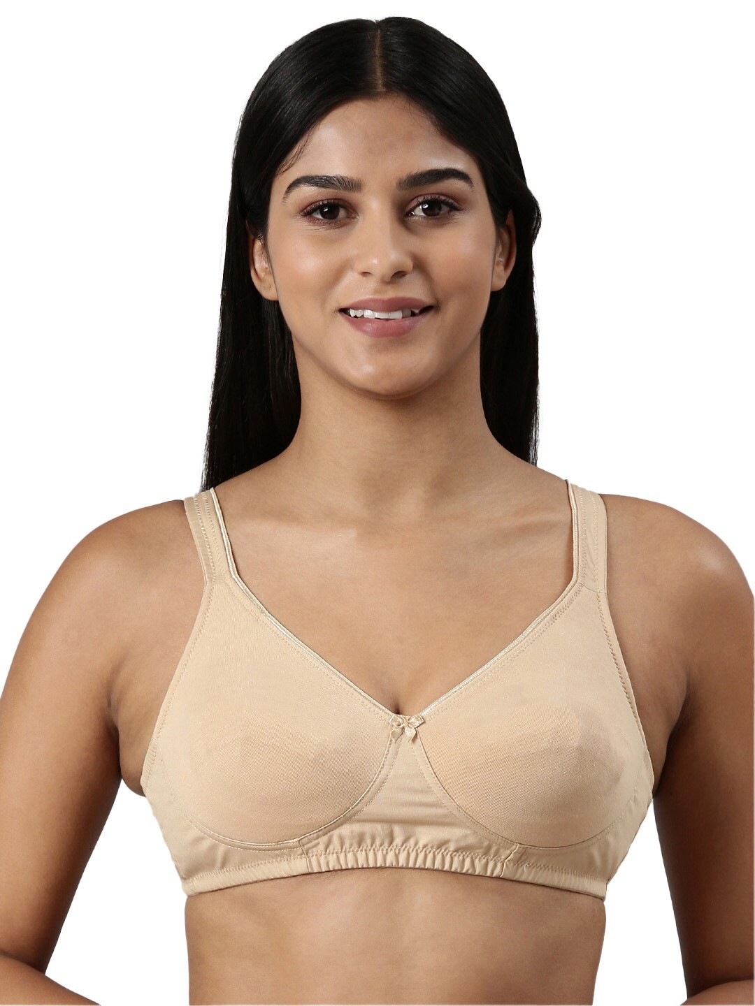

BLOSSOM Full Coverage Pure Cotton Everyday Bra with All Day Comfort, Beige