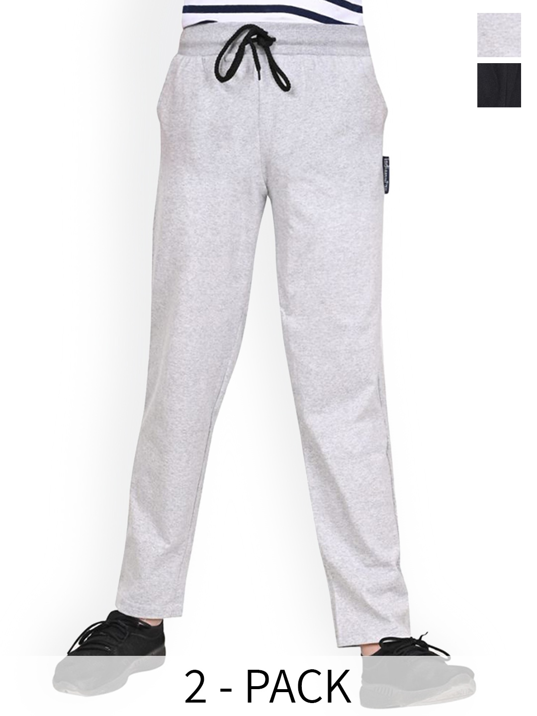 

BAESD Pack Of 3 Cotton Track Pants, Grey