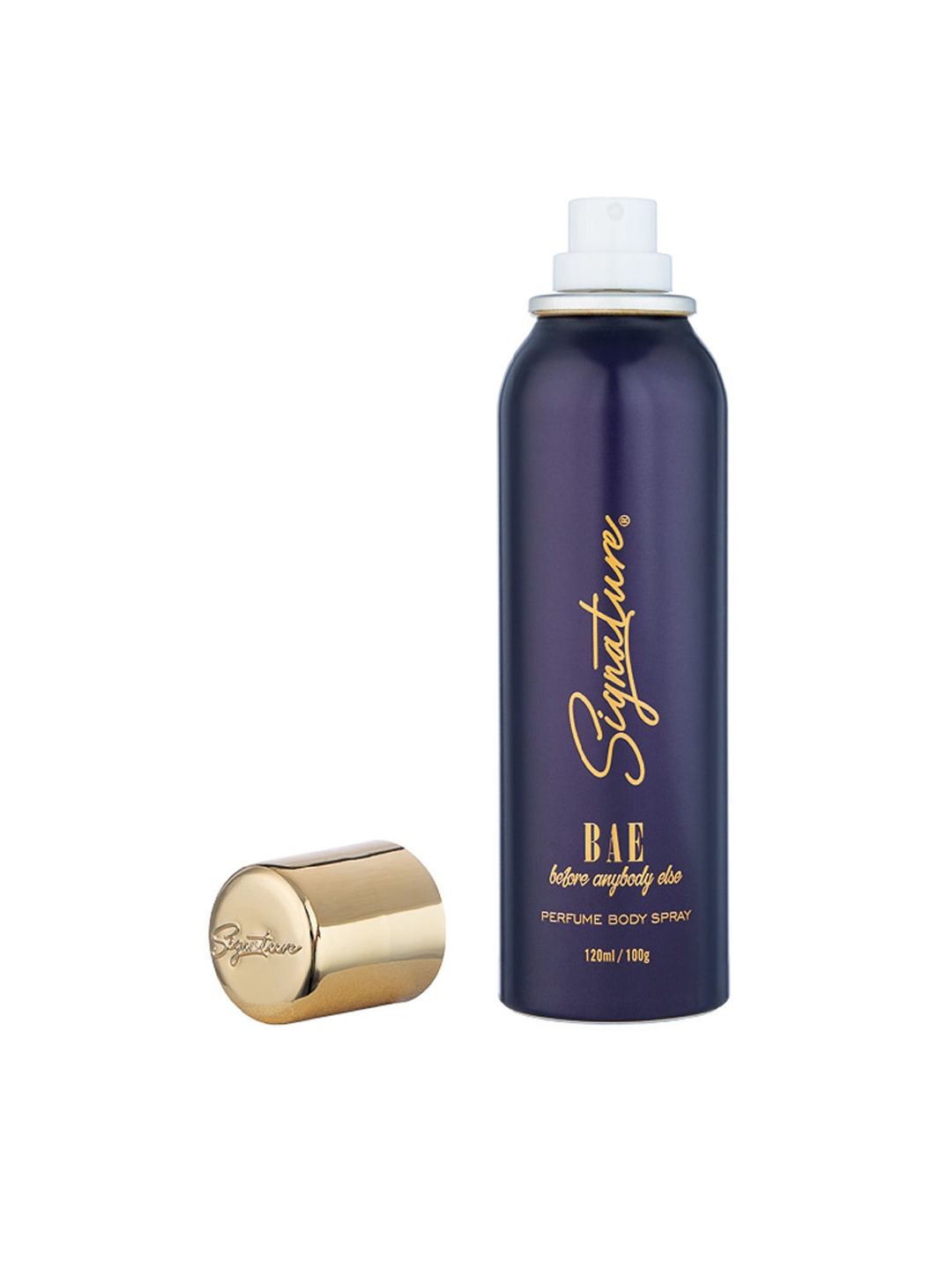 

Signature Bae No Gas Perfume Body Spray - 100 g- 120ml, Navy blue