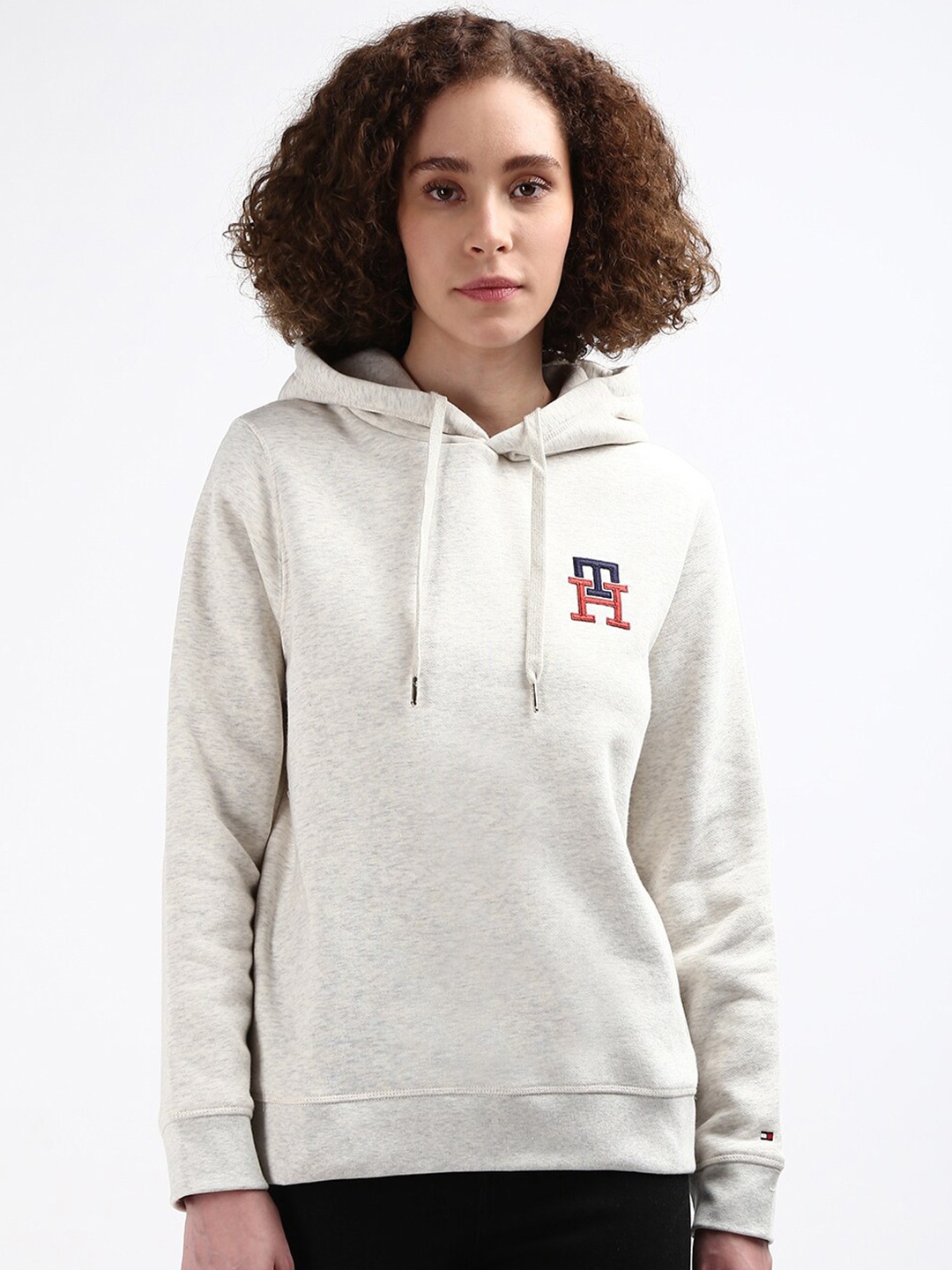 

Tommy Hilfiger Hooded Pullover Sweatshirt, Off white