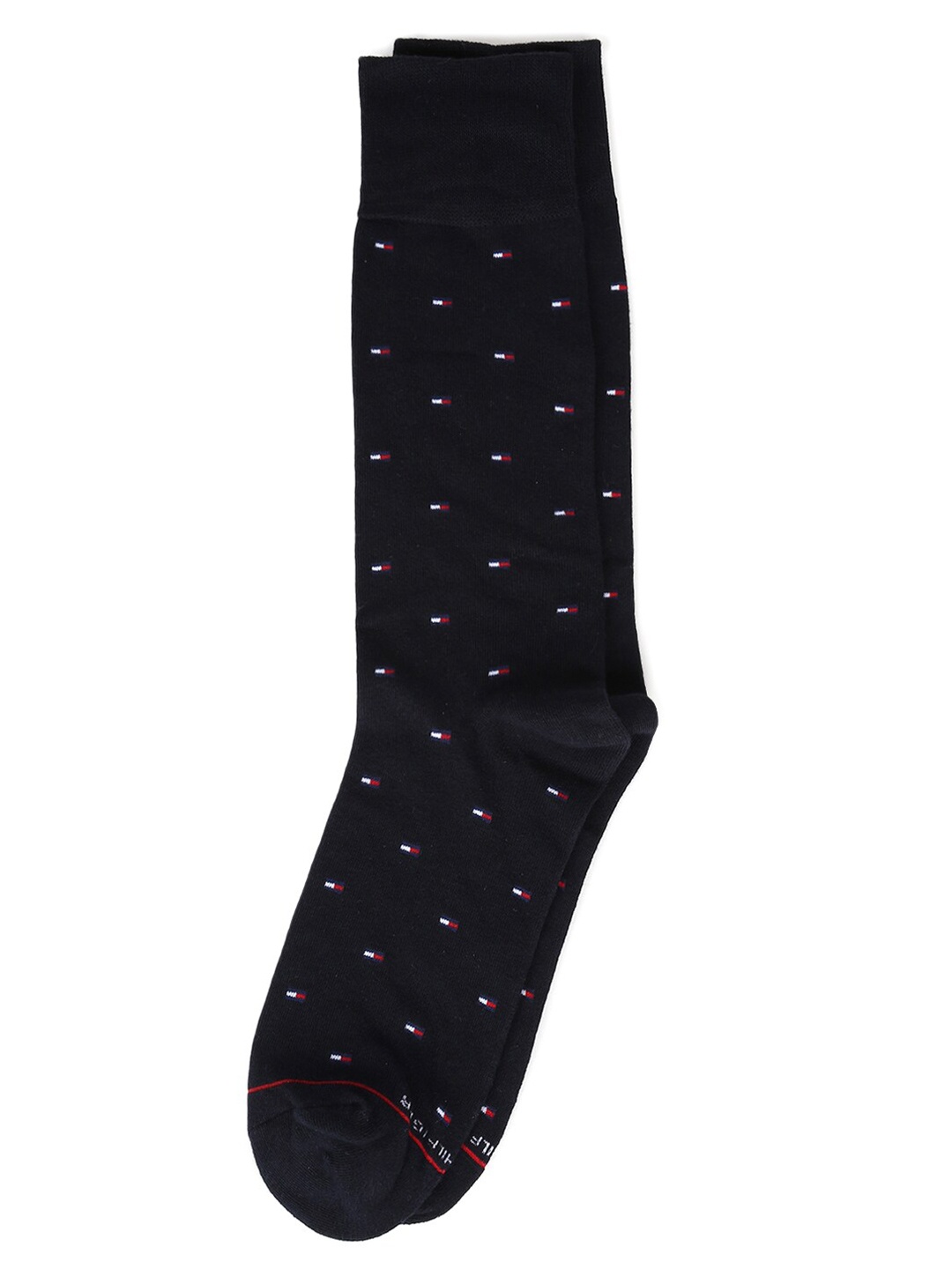 

Tommy Hilfiger Men Patterned Calf-Length Socks, Navy blue