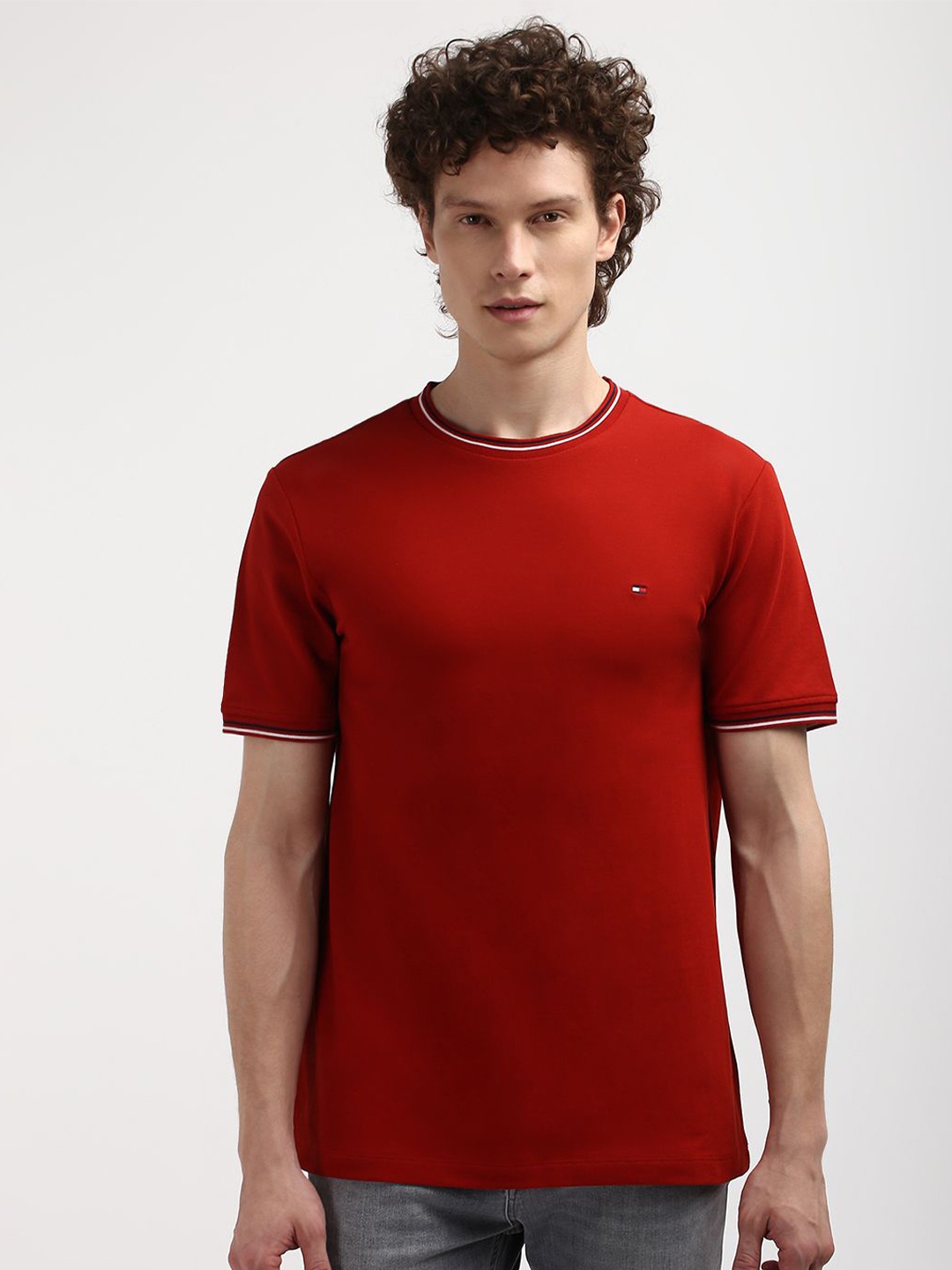 

Tommy Hilfiger Round Neck T-shirt, Red