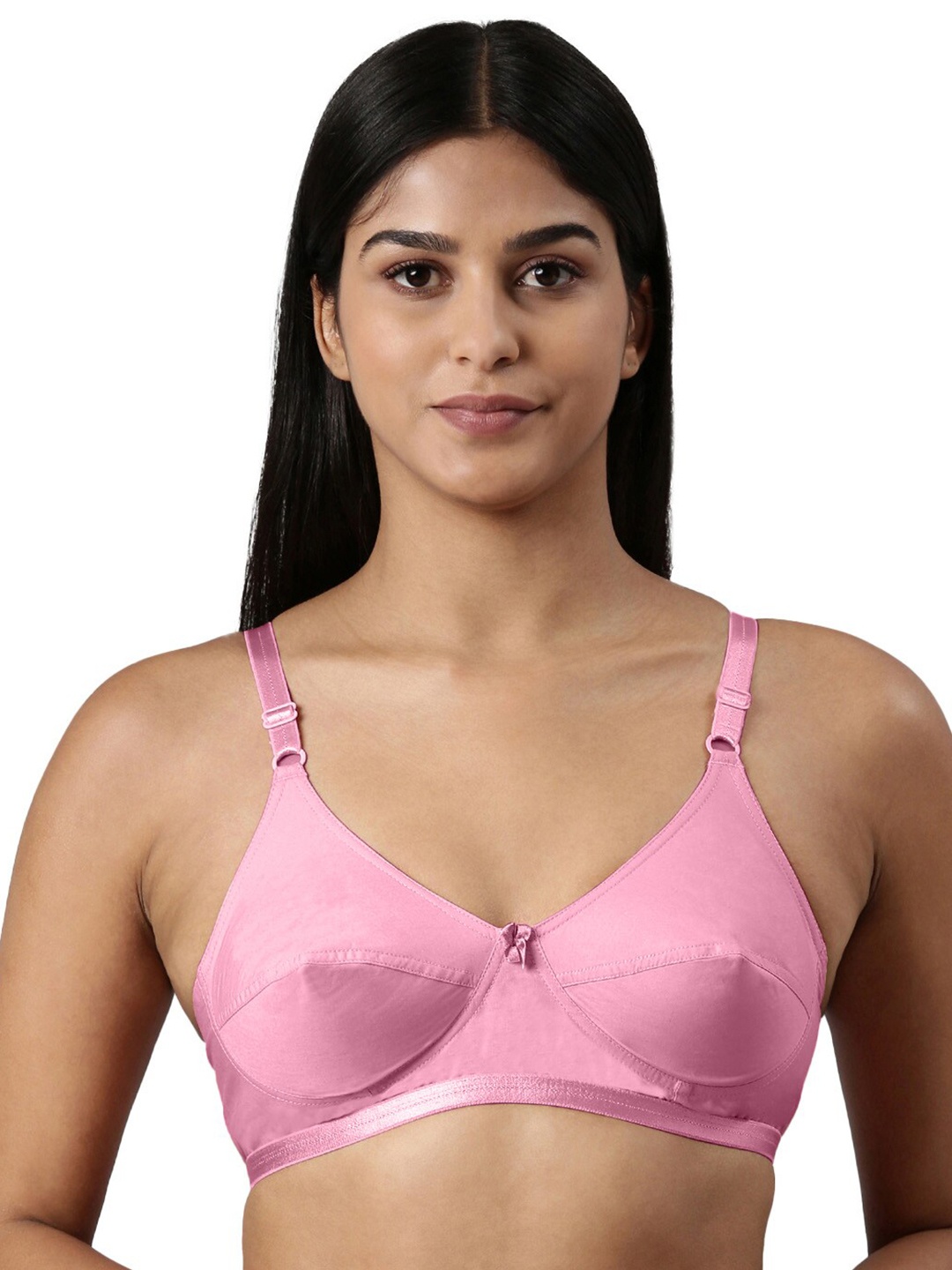 

BLOSSOM Solid Full Coverage Bra, Pink