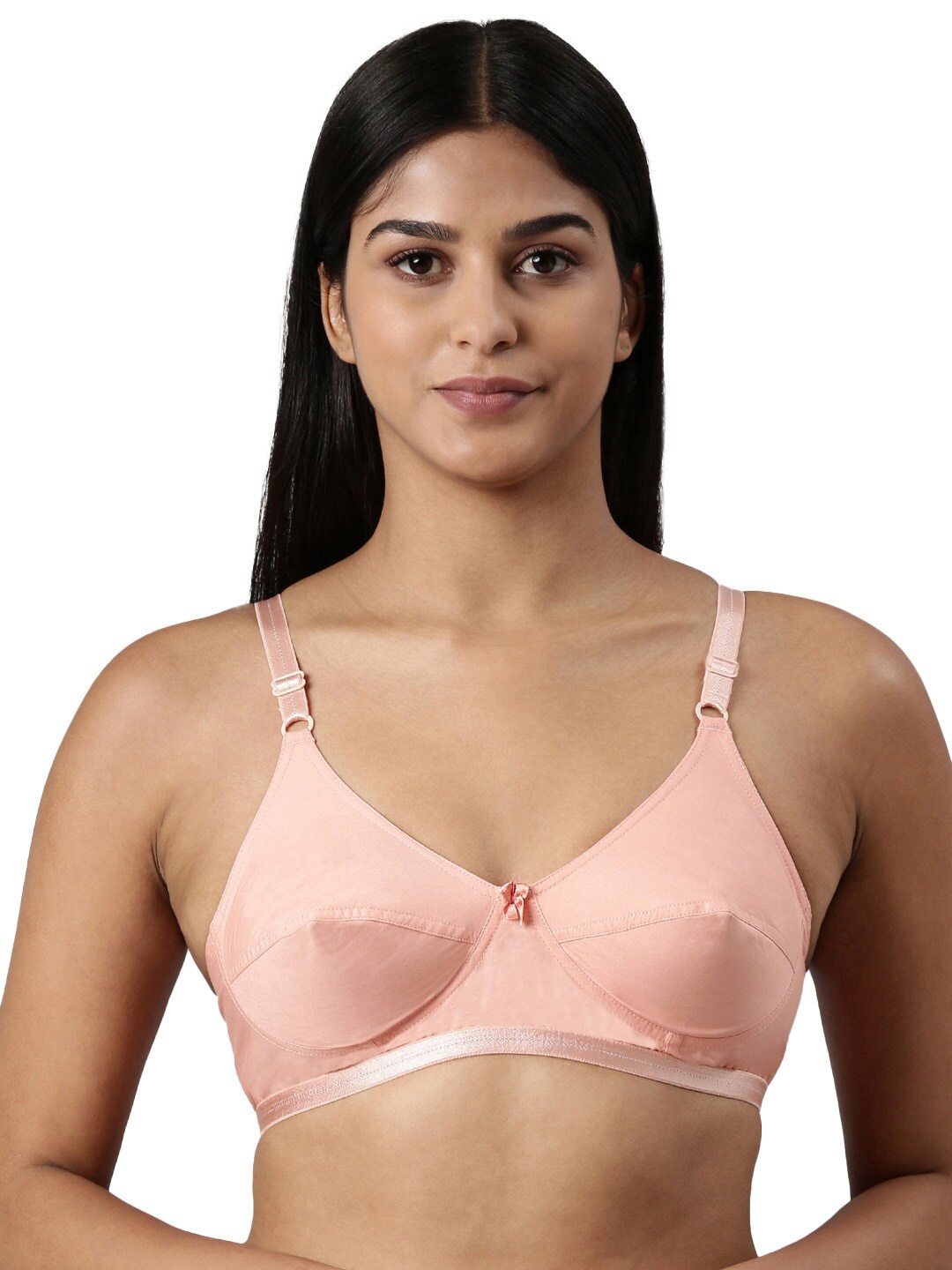 

BLOSSOM Full Coverage Pure Cotton Everyday Bra with All Day Comfort, Peach