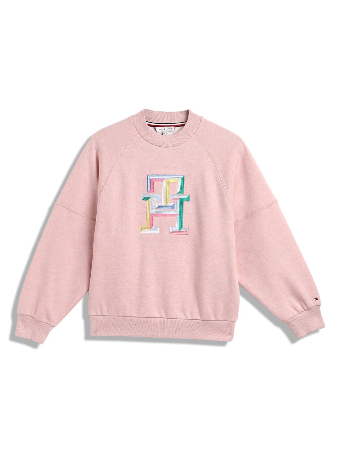 

Tommy Hilfiger Girls Cotton Long Sleeves Sweatshirt, Pink