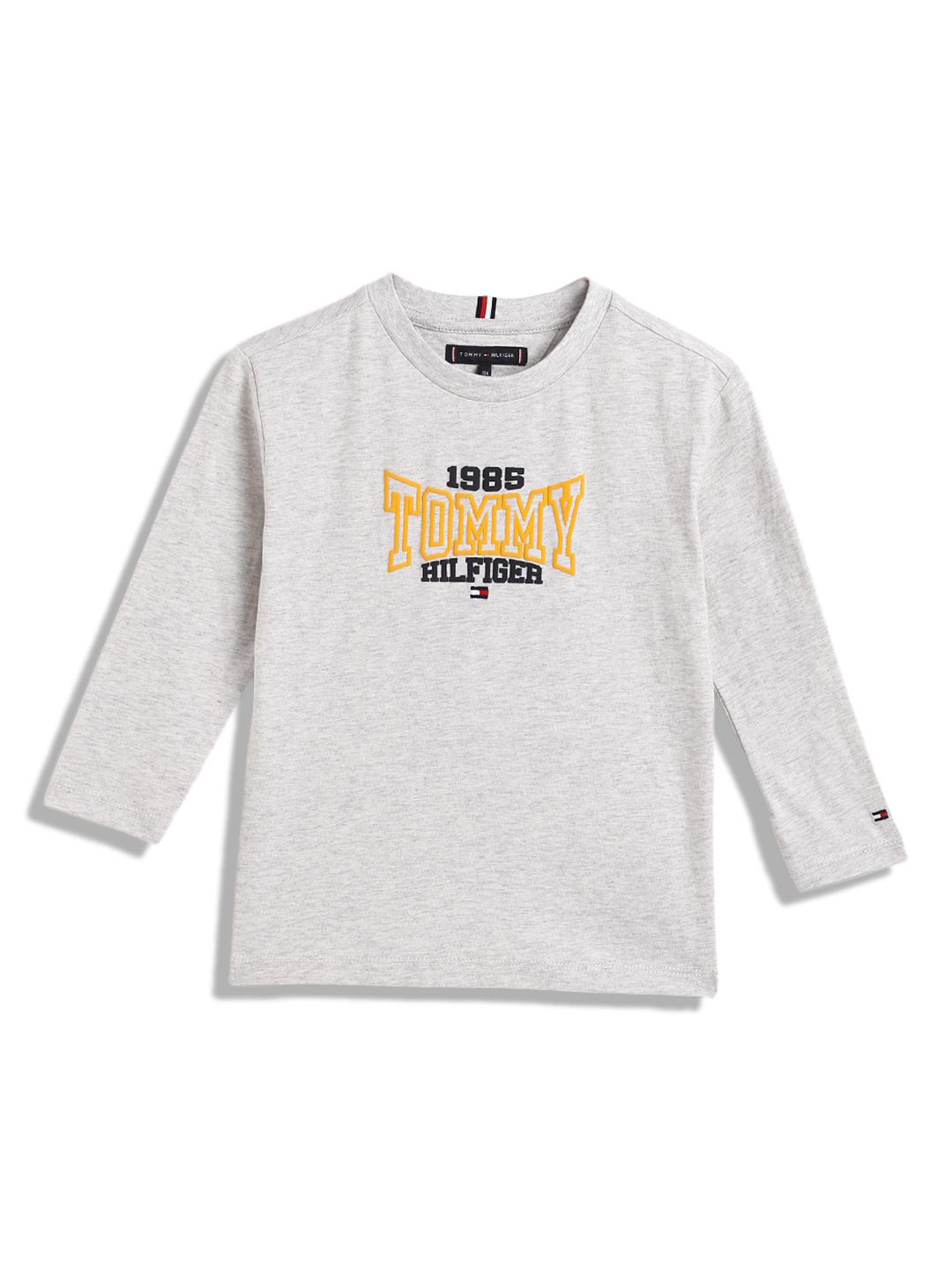 

Tommy Hilfiger Boys Round Neck T-shirt, Grey