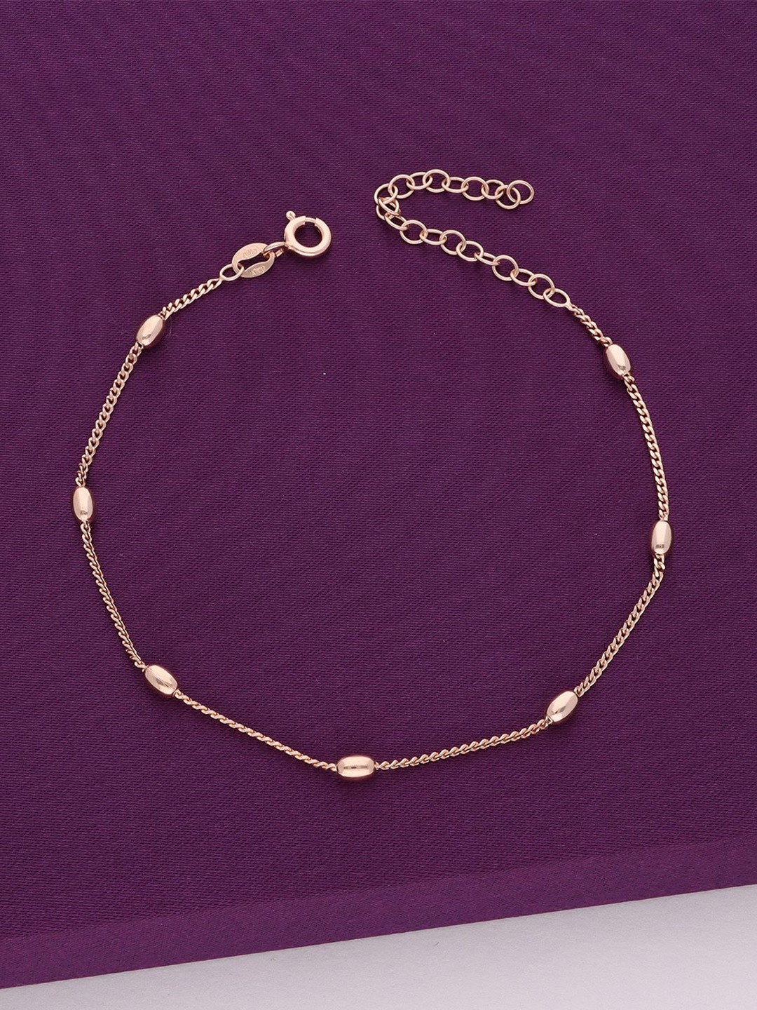 

KAI JEWEL Rose Gold-Plated Anklet