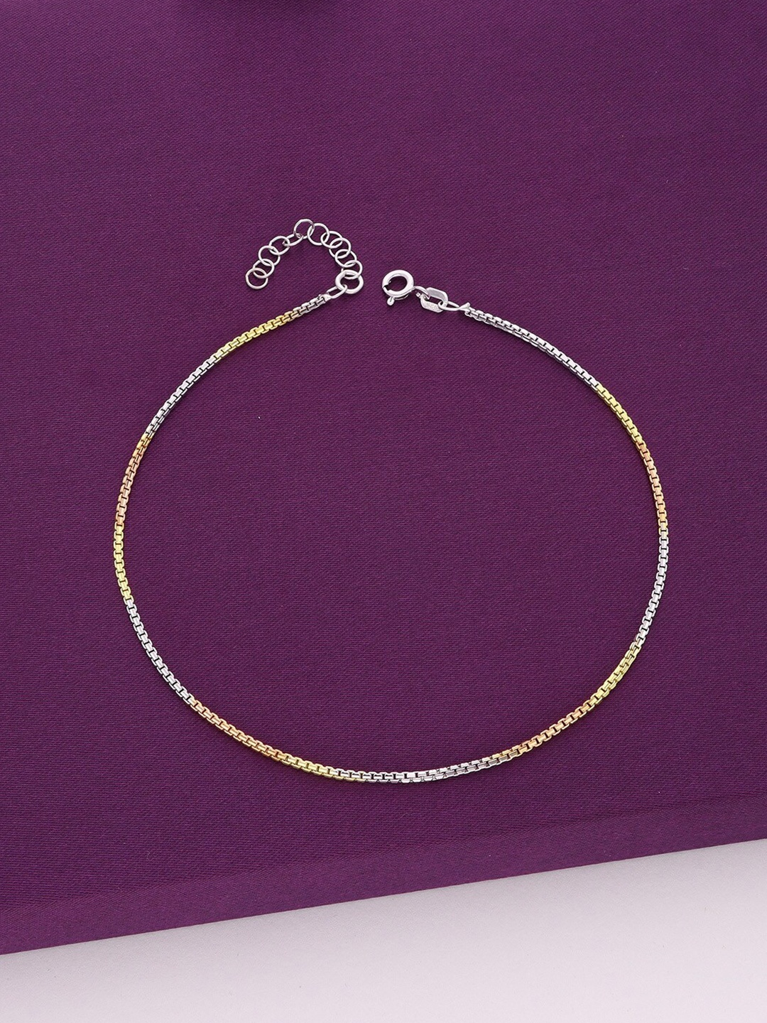 

KAI JEWEL Rhodium-Plated Anklet, Silver
