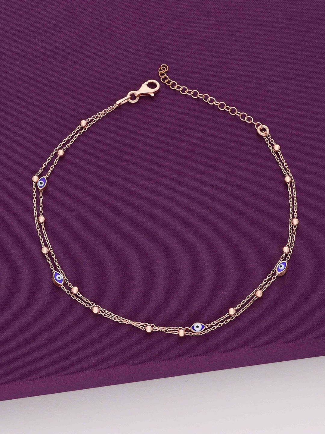 

KAI JEWEL Rose Gold-Plated Anklet