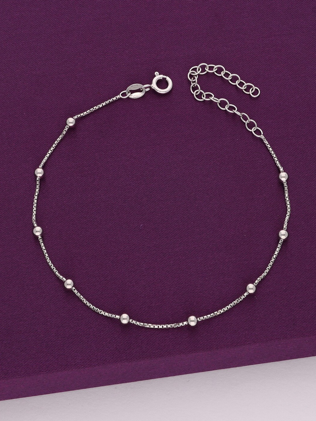 

KAI JEWEL womens Anklet, Silver