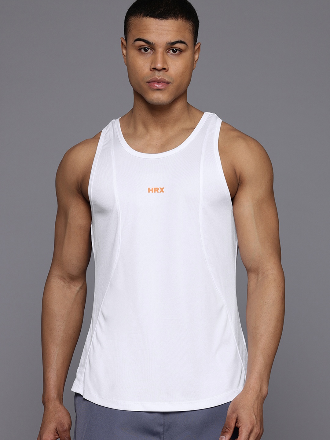 

HRX by Hrithik Roshan Men Rapid-Dry Training T-shirt, White