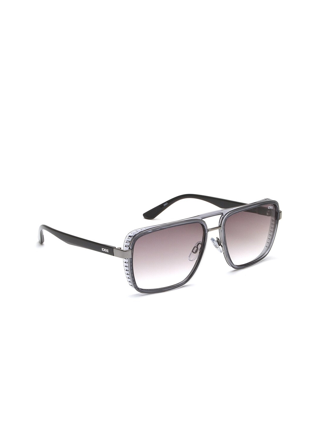 

IDEE Men Aviator Sunglasses with UV Protected Lens IDS3068C3SG, Grey