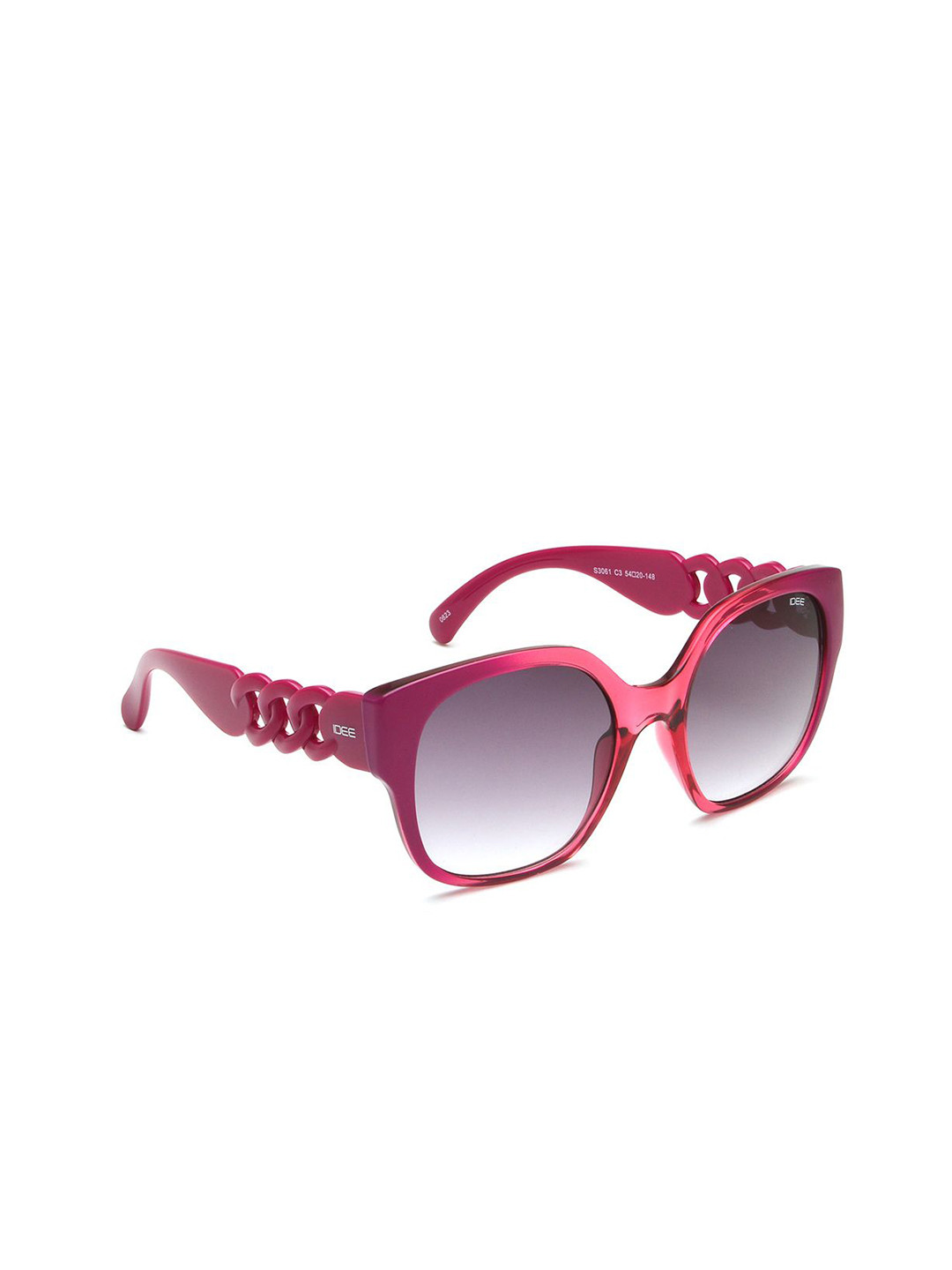 

IDEE Women Square Sunglasses with UV Protected Lens IDS3061C3SG, Grey