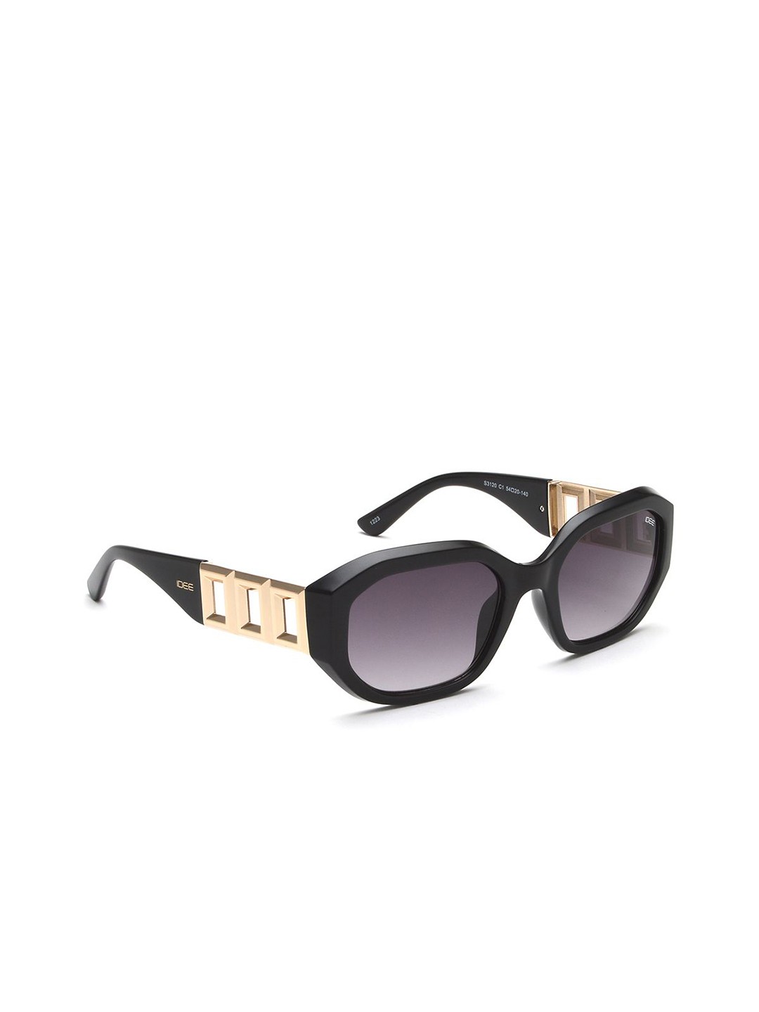 

IDEE Women Oval Sunglasses with UV Protected Lens IDS3120C1SG, Purple