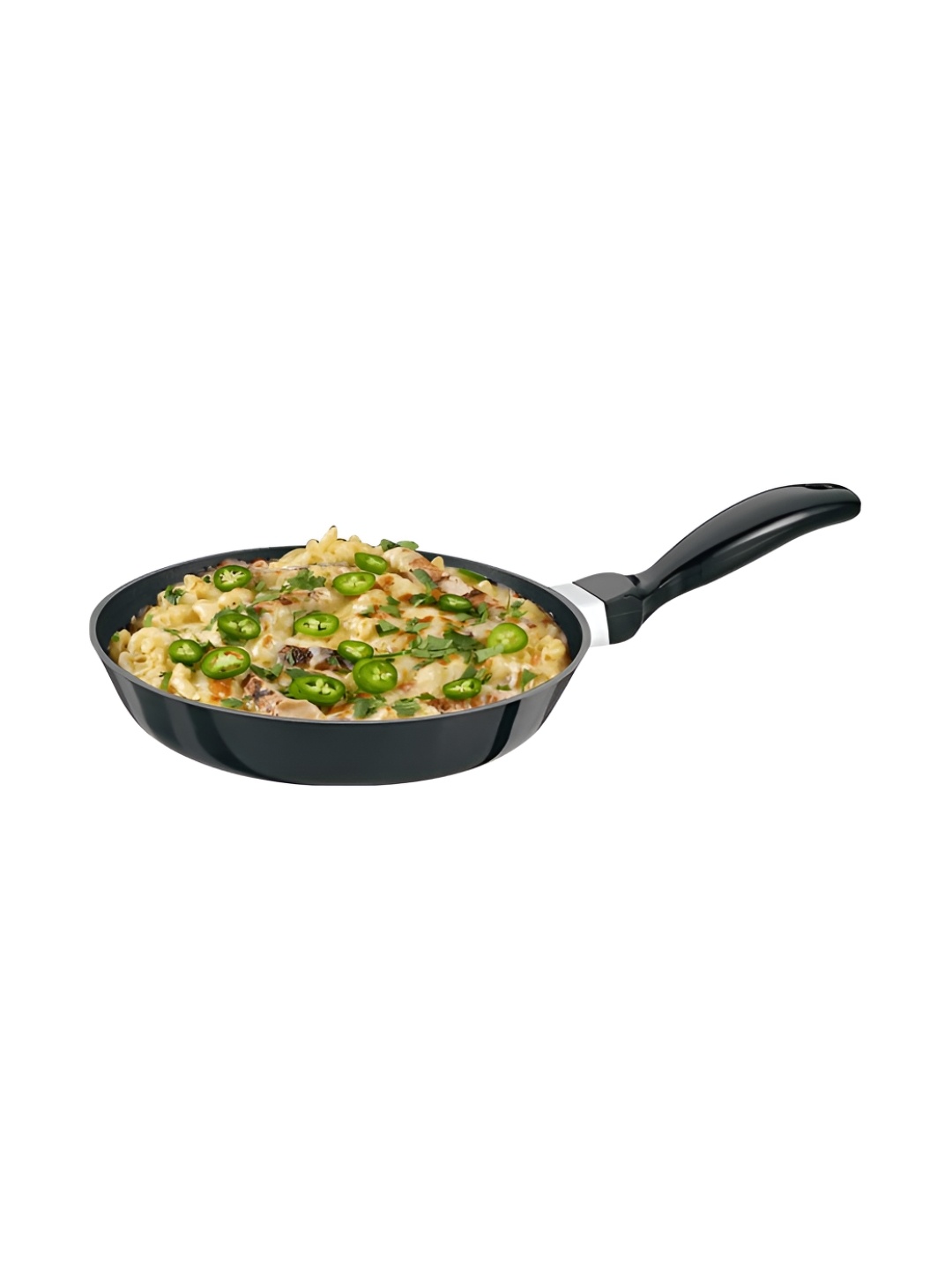 

Savya Home Black Aluminium Non Stick Fry Pan