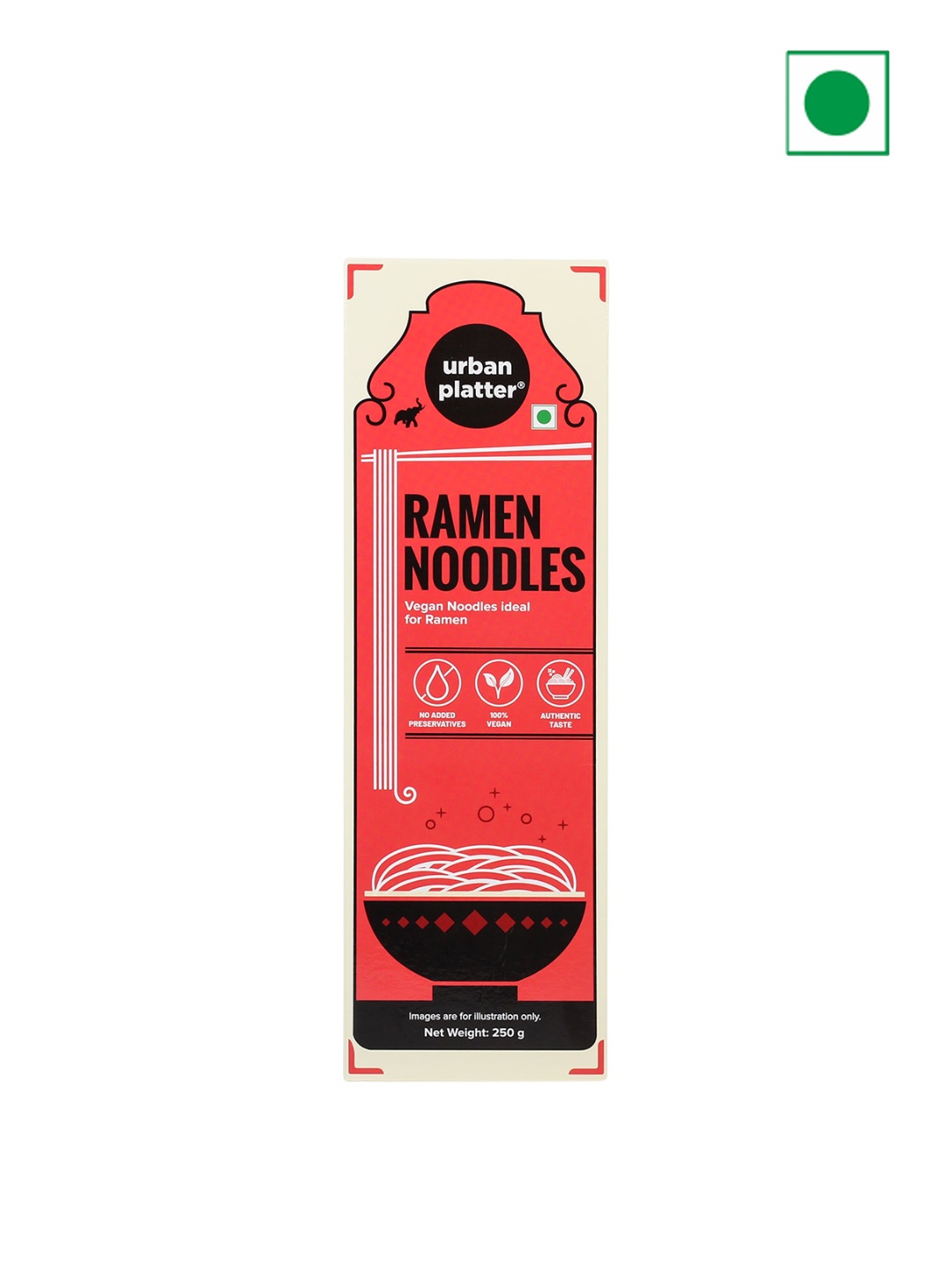 

URBAN PLATTER Ramen Noodles 250 g, Beige