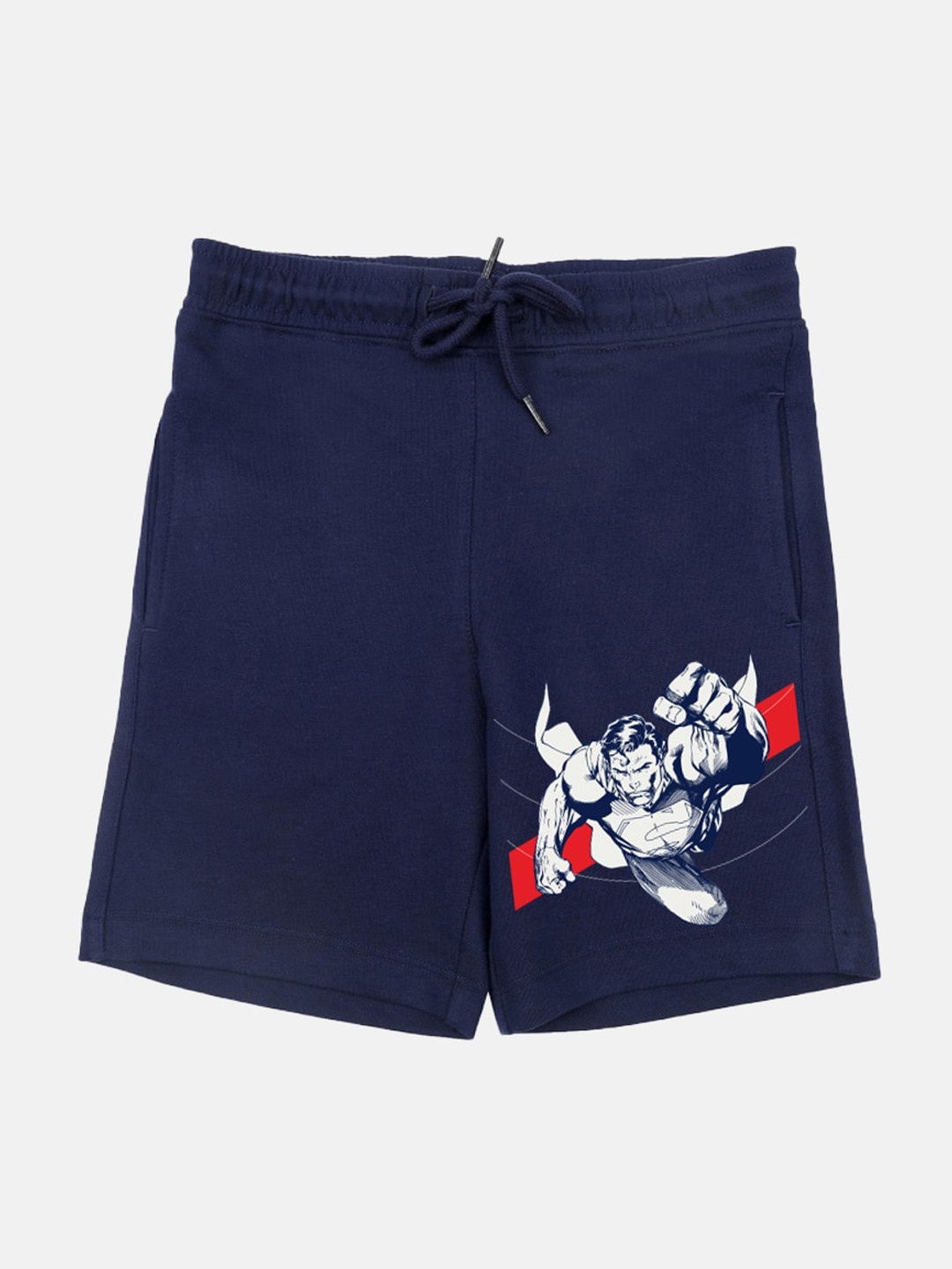 

YK Warner Bros Boys Printed Superman Outdoor Shorts, Blue