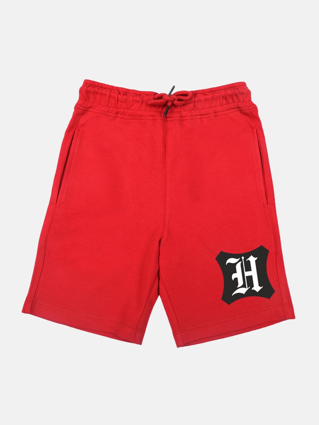 YK Warner Bros Boys Mid-Rise Outdoor Shorts, Red