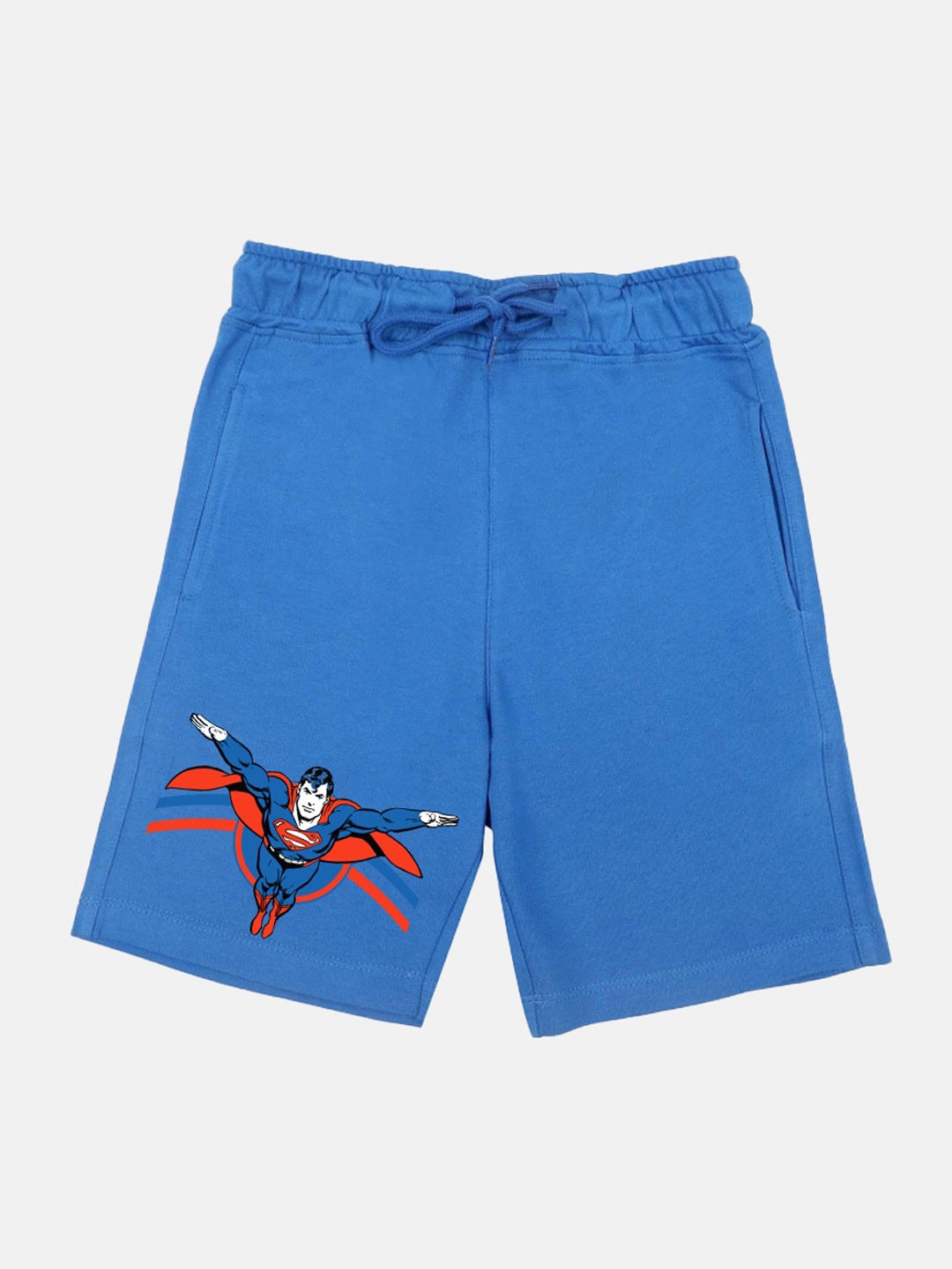 

YK Warner Bros Boys Printed Superman Outdoor Shorts, Blue