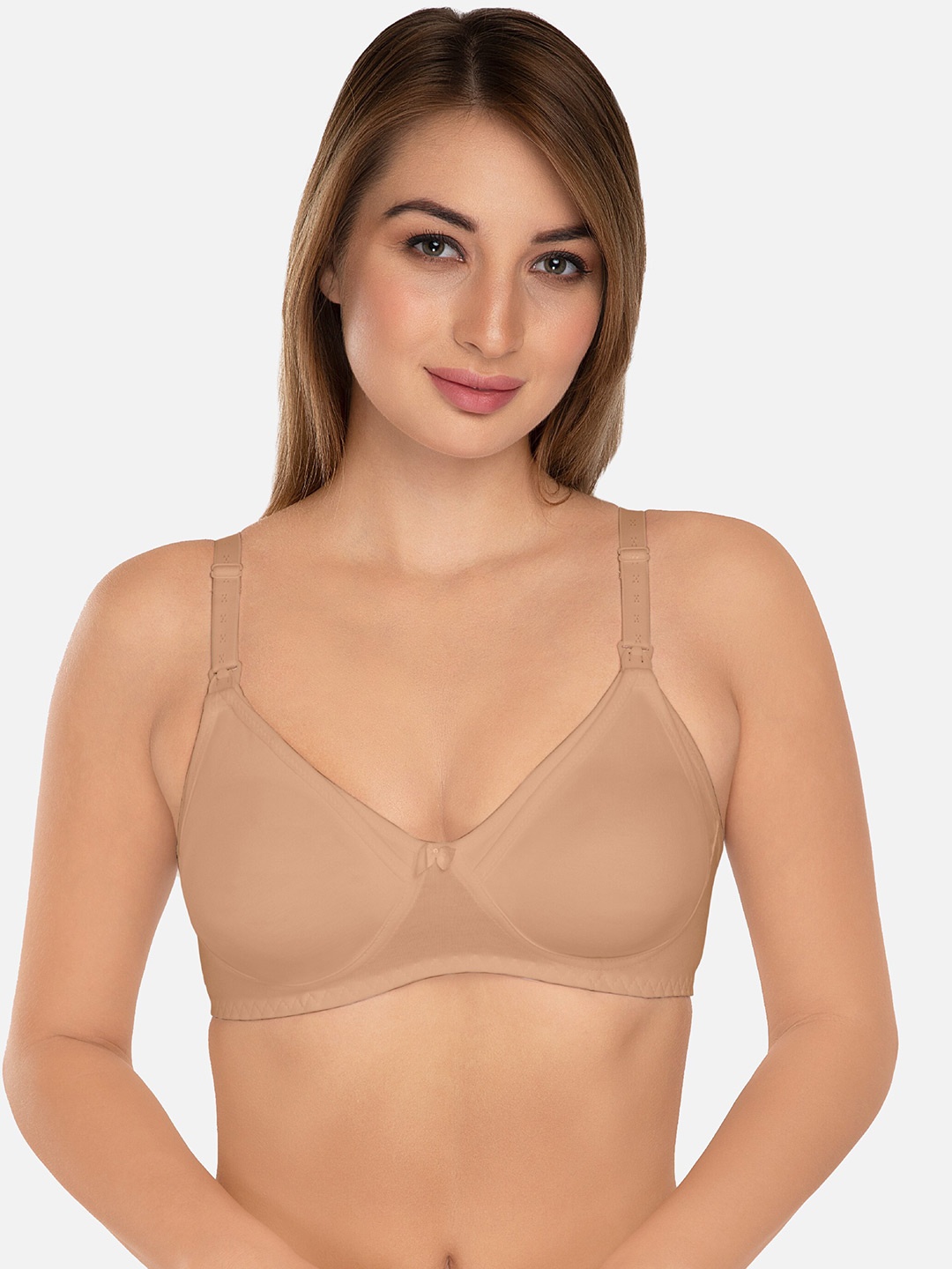 

Daisy Dee Women Solid Full Coverage Maternity Bra, Beige