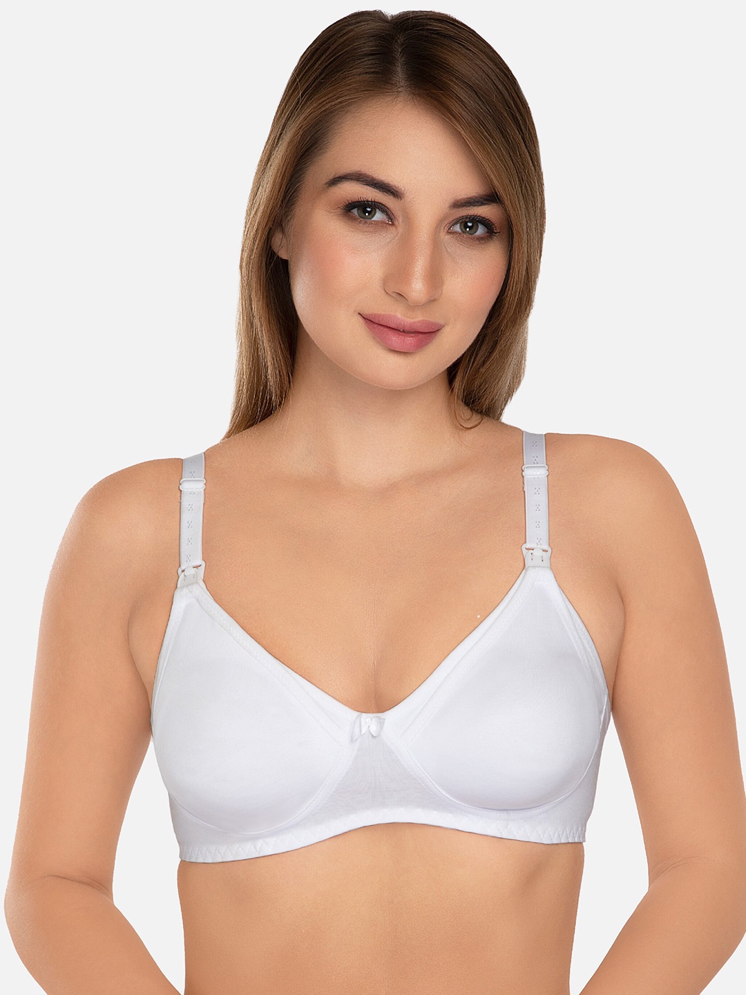 

Daisy Dee Solid Full Coverage All Day Comfort Maternity Bra, White