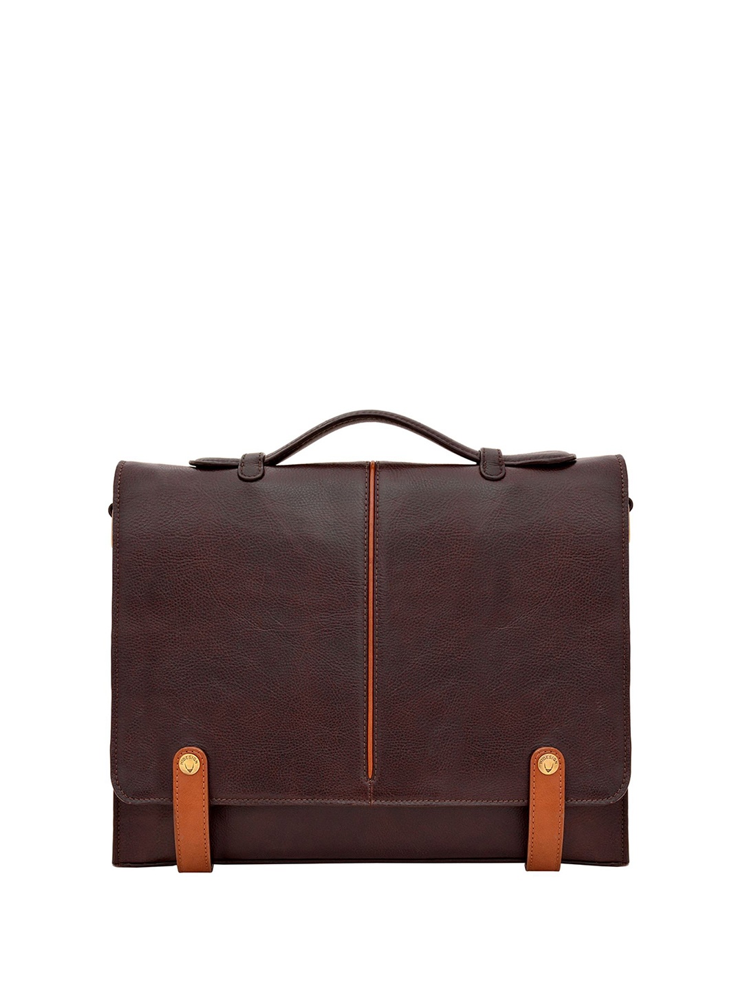 

Hidesign Women Leather Messenger Bag, Brown