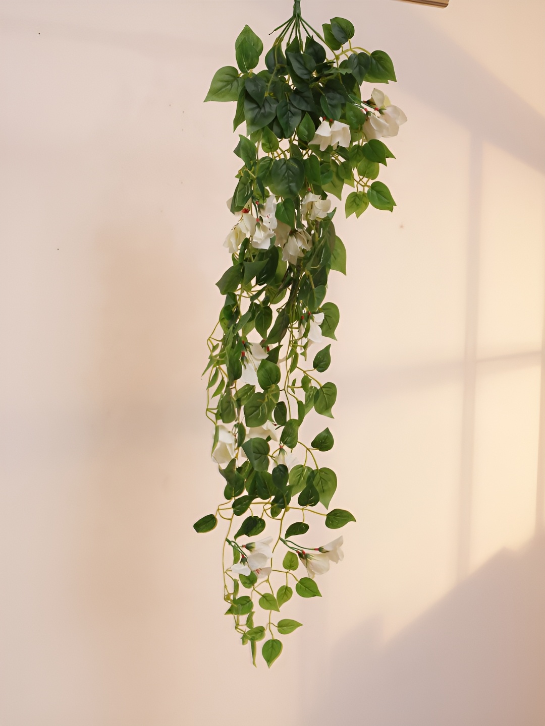 

Home Bloom White & Green Hanging Bougainvillea Artificial Flower