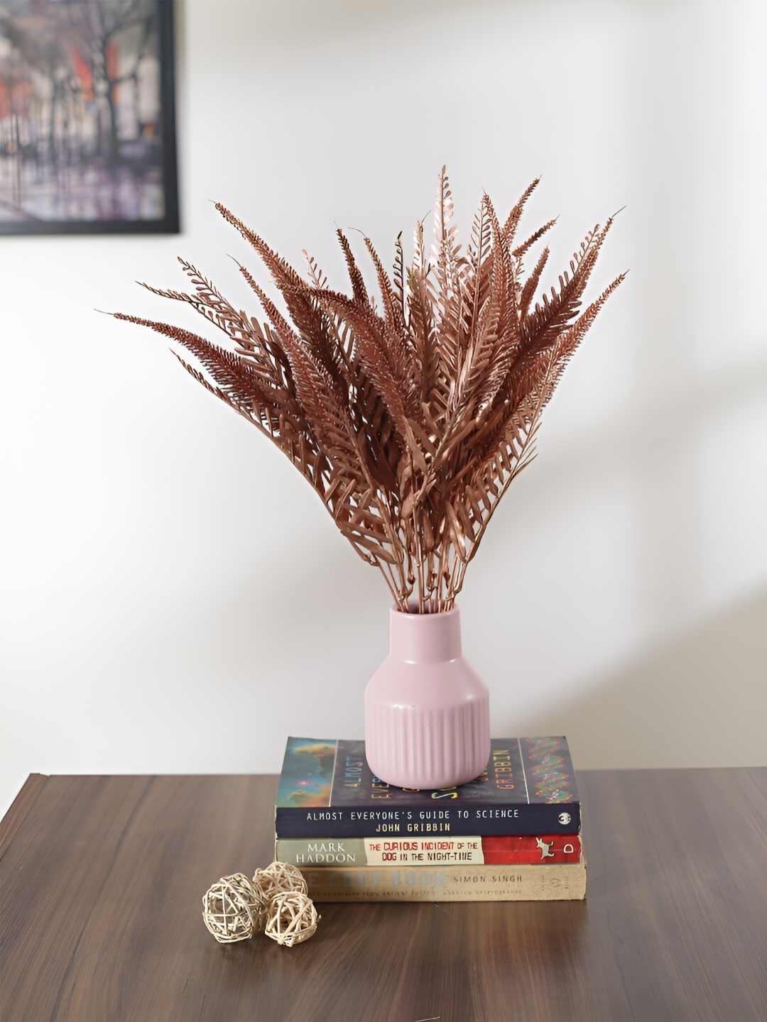 

Home Bloom Copper-Toned 2 Pieces Artificial Plants