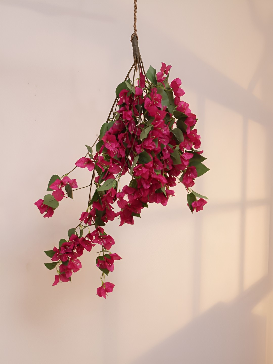 

Home Bloom Pink Hanging Bougainvillea Artificial Flower