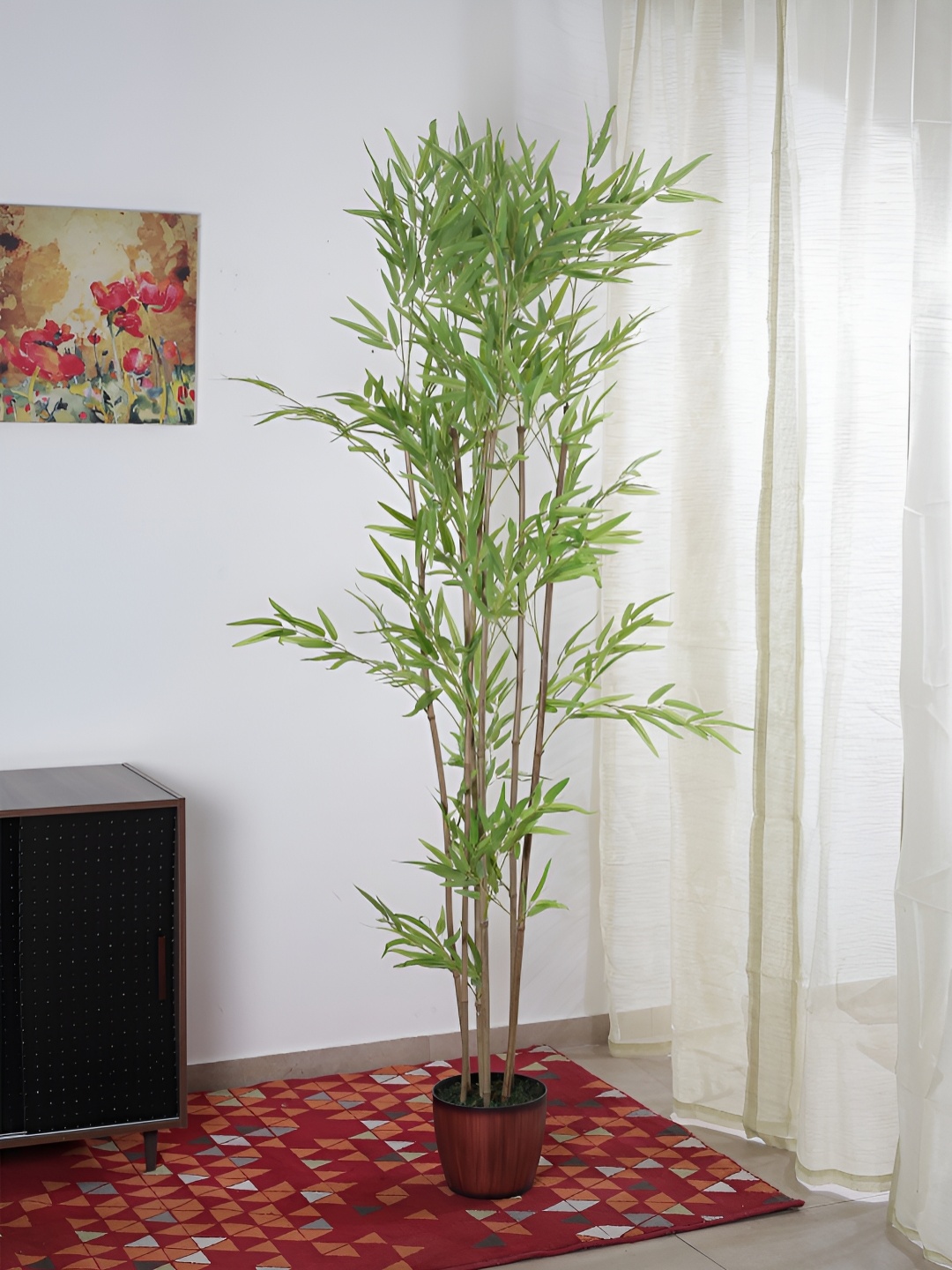 

Home Bloom Green 6 Pieces Bamboo Artificial Plants