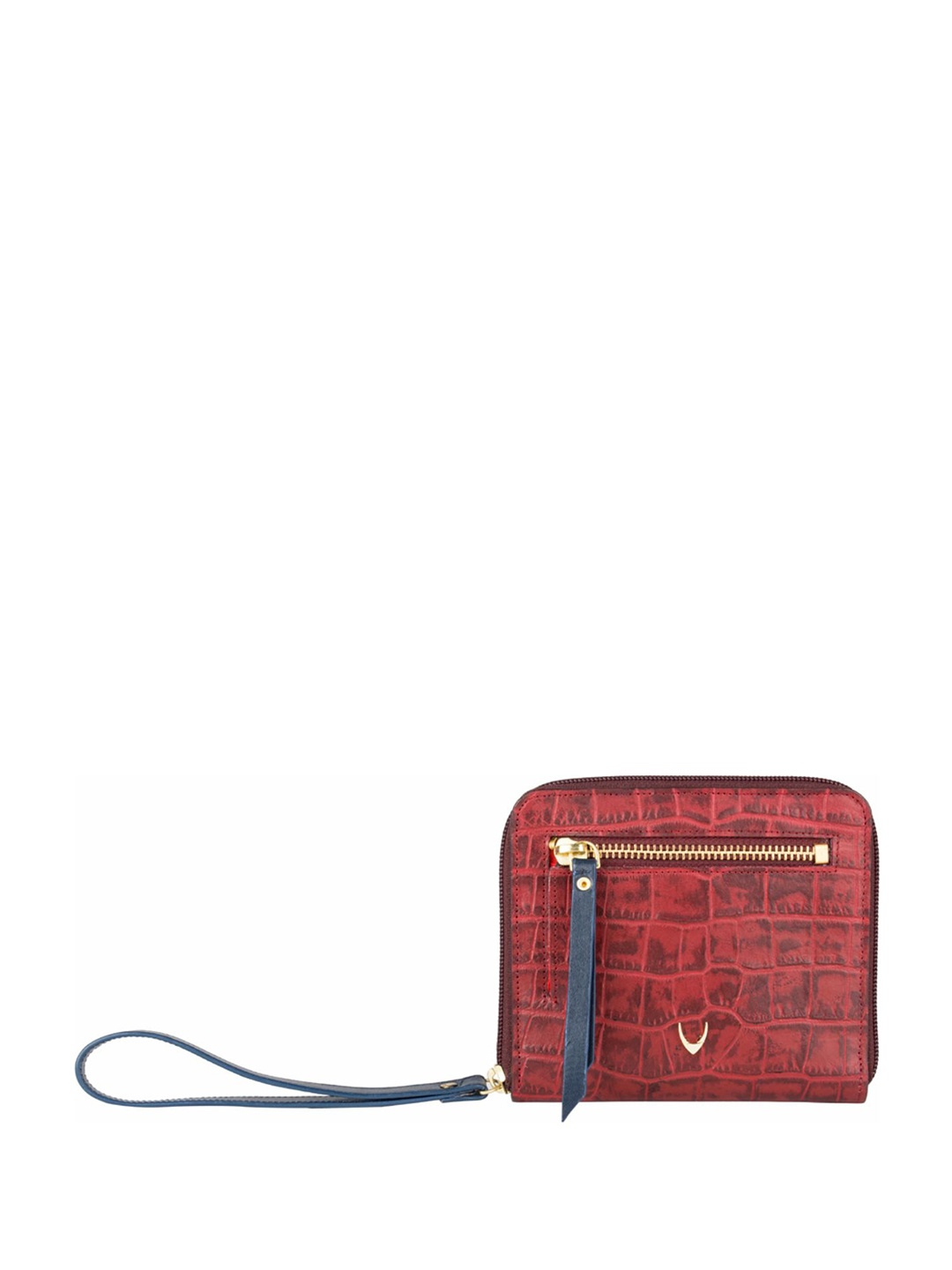 

Hidesign Women Textured Leather Wallet, Red