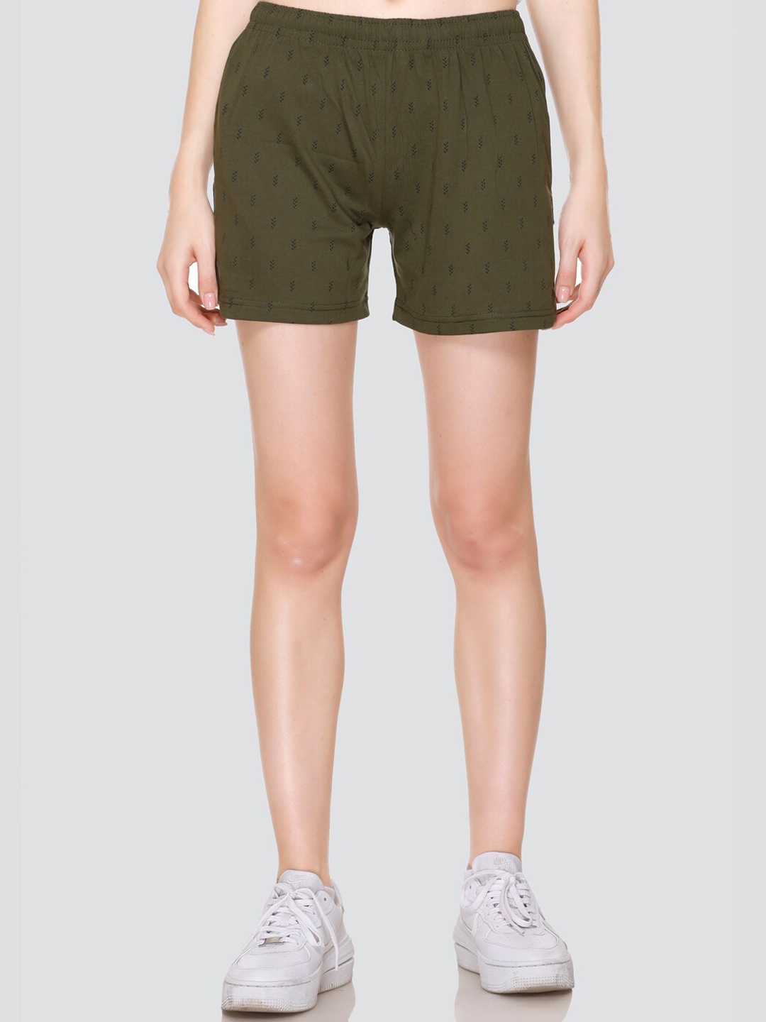 

ELPIDA Women Sports Shorts, Olive