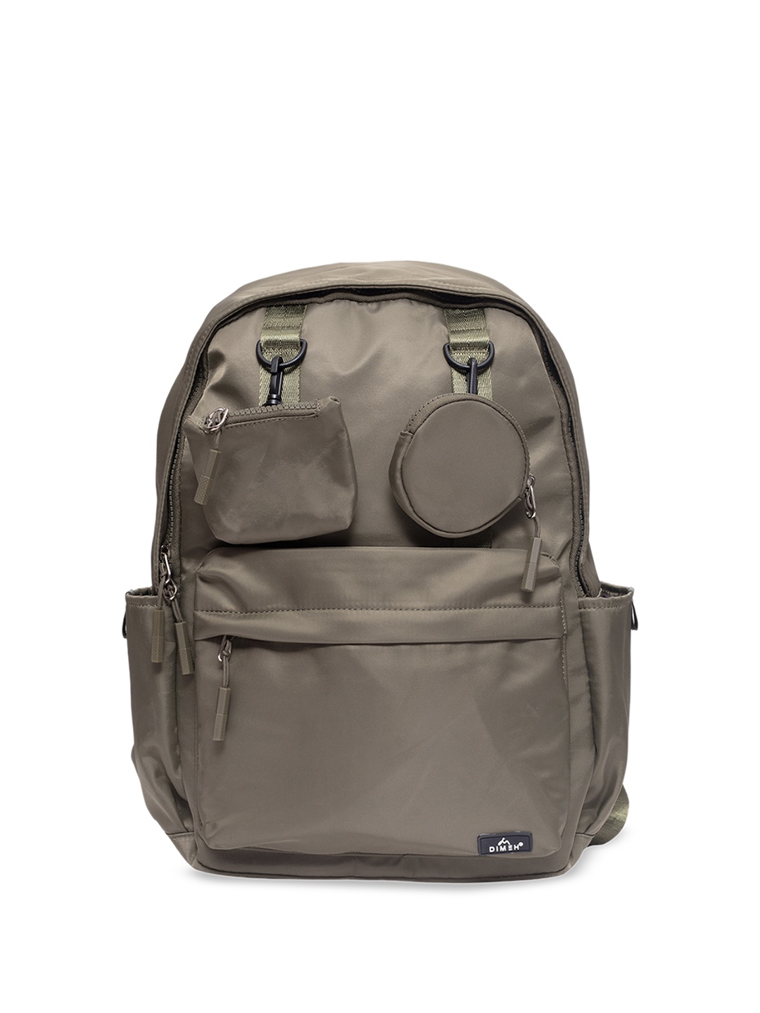 

DIMEH Unisex 14 Inch Solid Medium Backpack, Olive