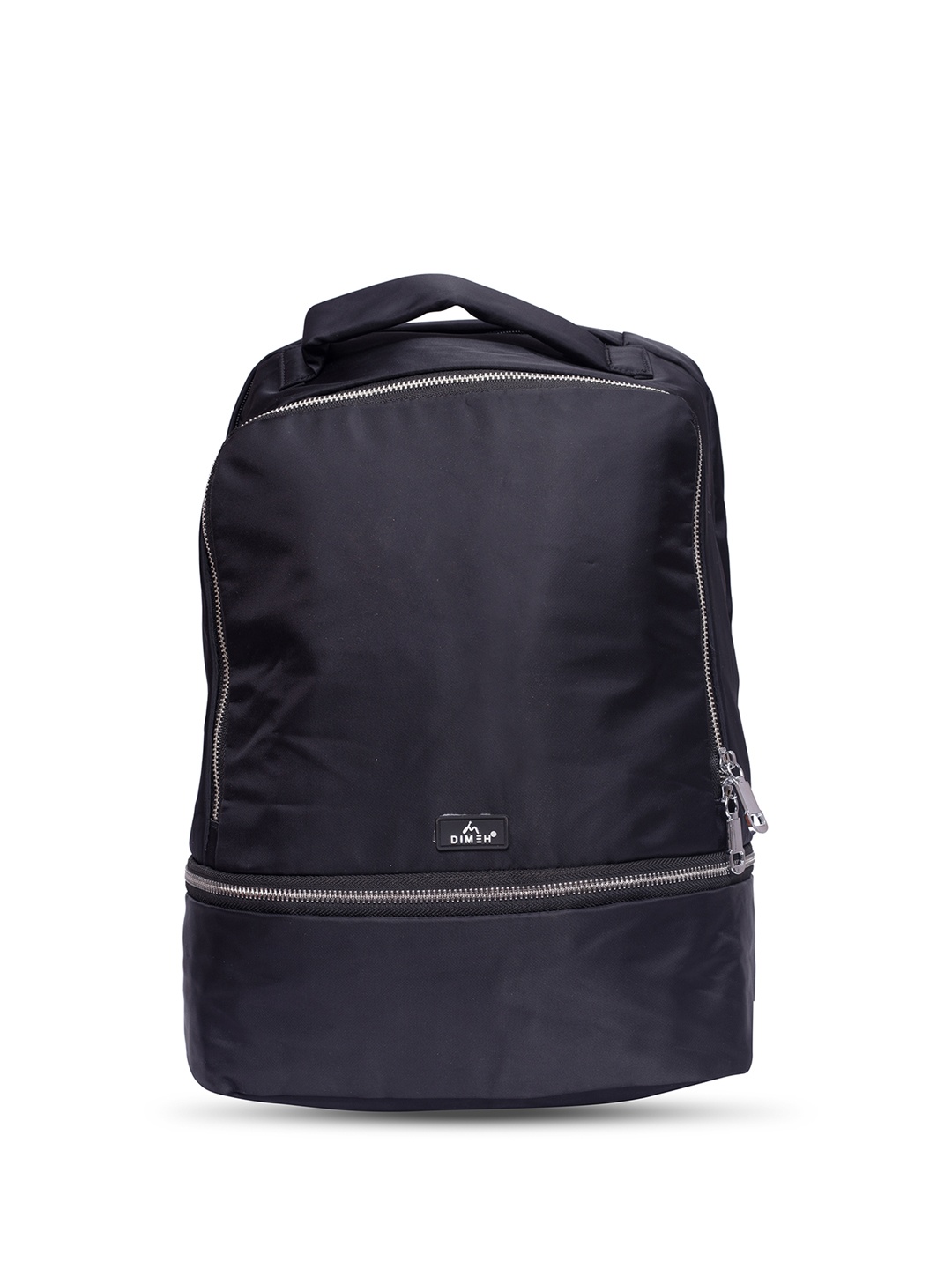 

DIMEH Unisex 14 Inch Solid Medium Backpack, Black