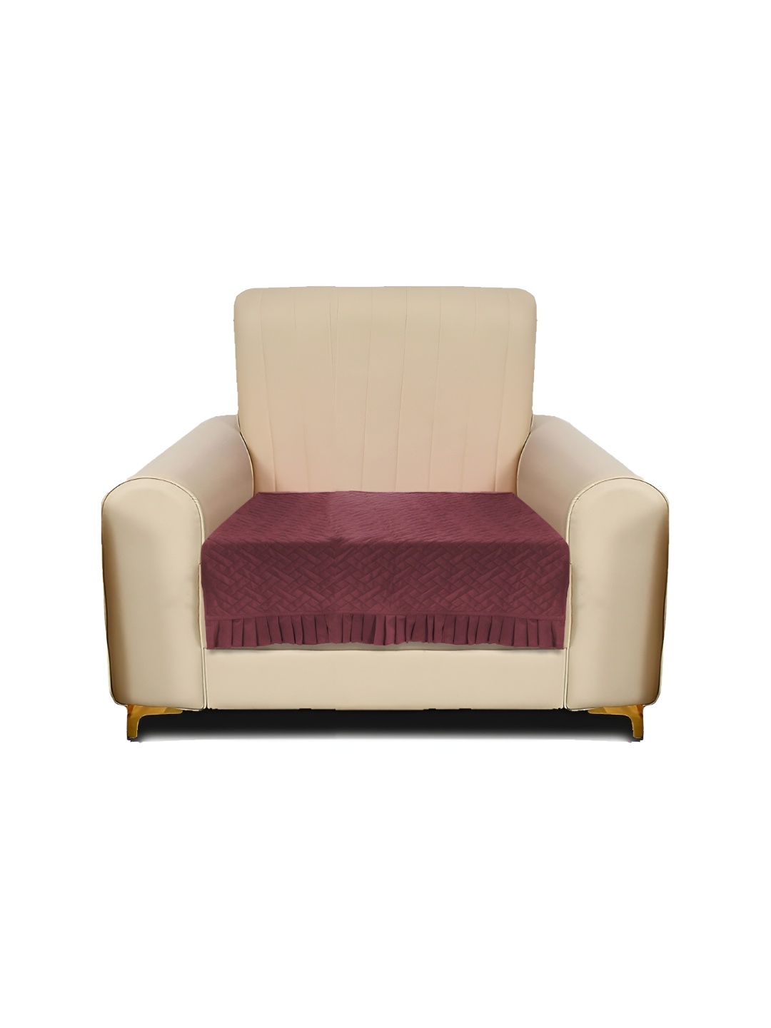 

RRC Coral Solid Velvet 1 Seater Sofa Cover