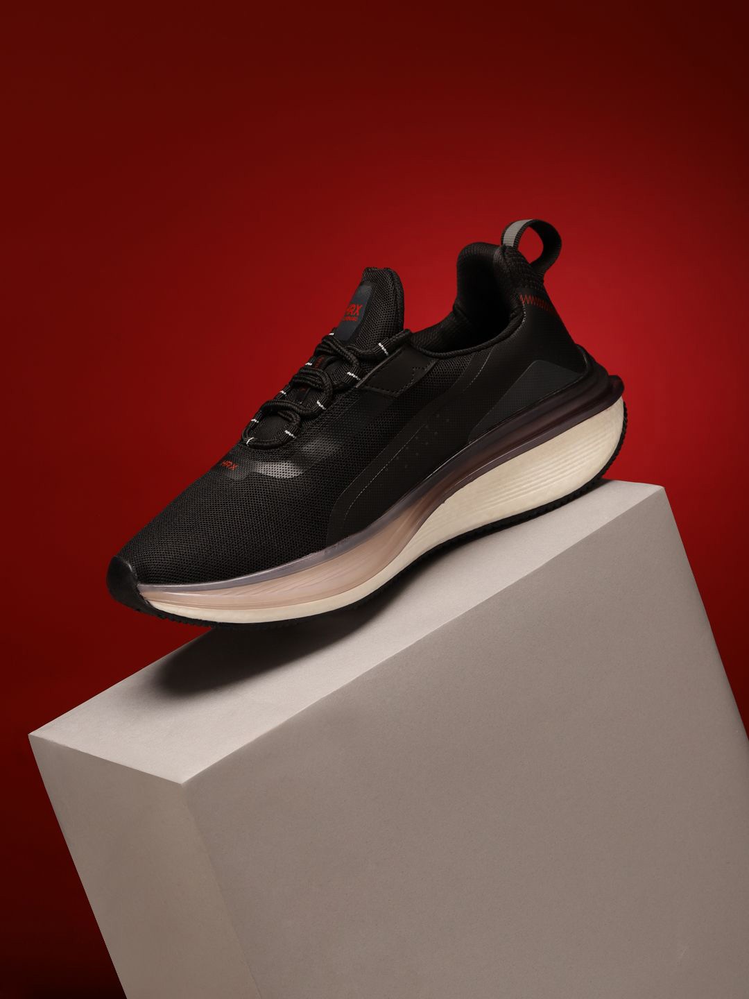 

HRX by Hrithik Roshan Men Mesh Running Shoes, Black
