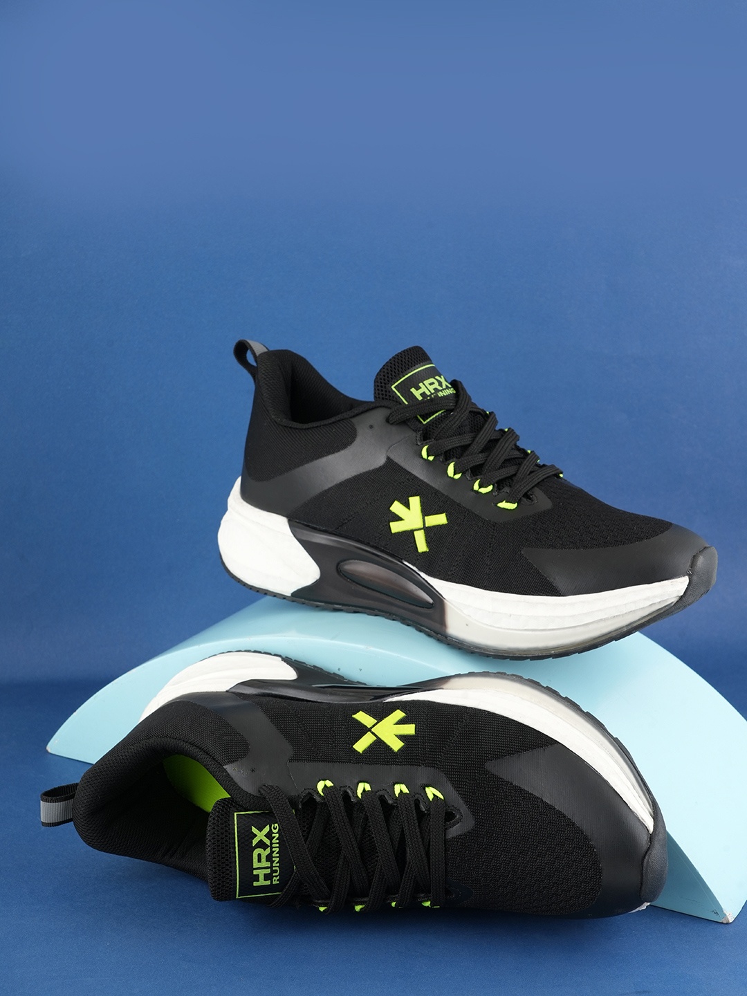 

HRX by Hrithik Roshan Men Mesh Running Shoes, Black