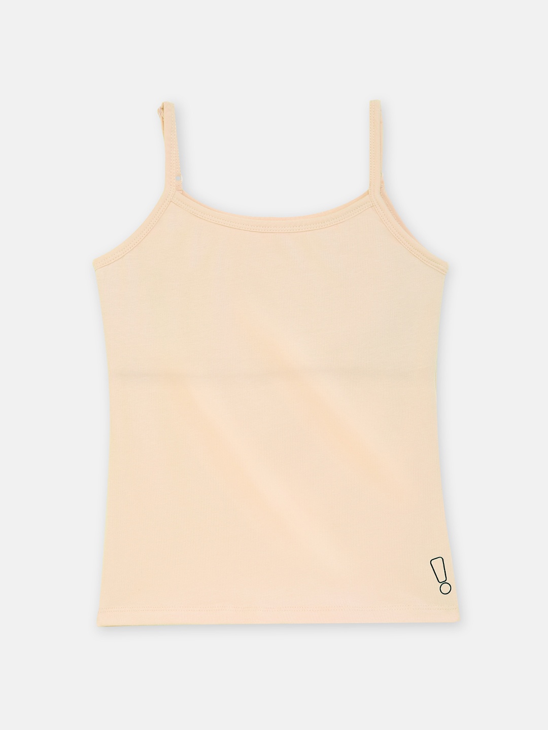 

You Got Plan B Girls Sleeveless Padded Camisoles, Beige