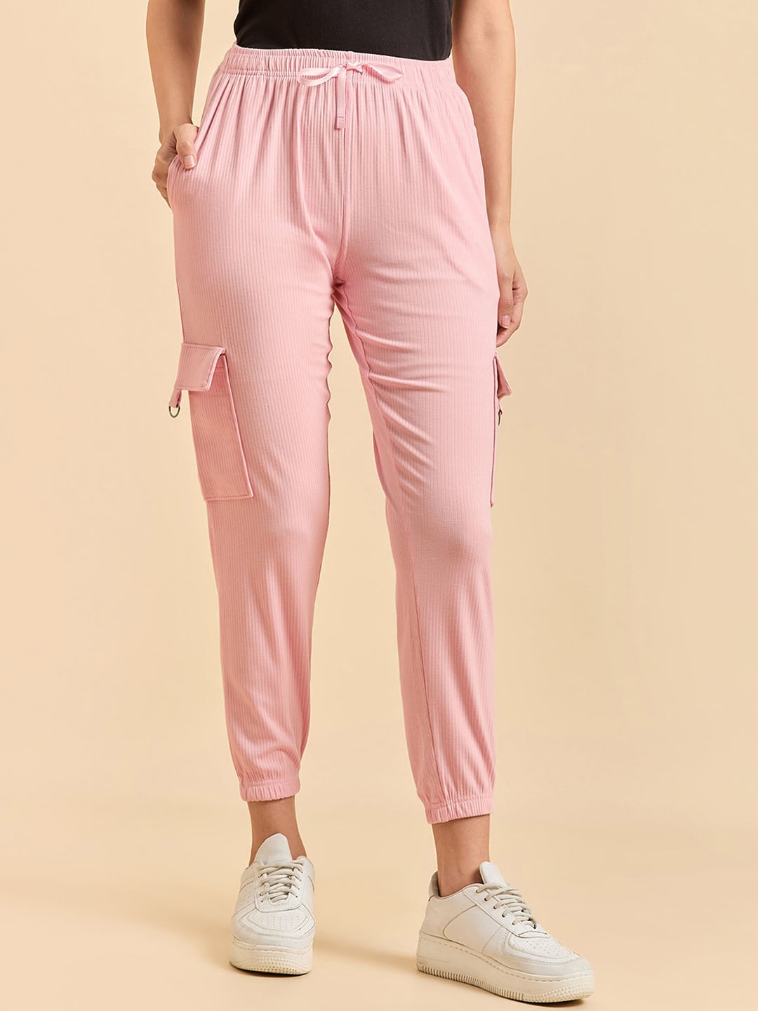 

Sweet Dreams Women Mid Rise Joggers, Pink
