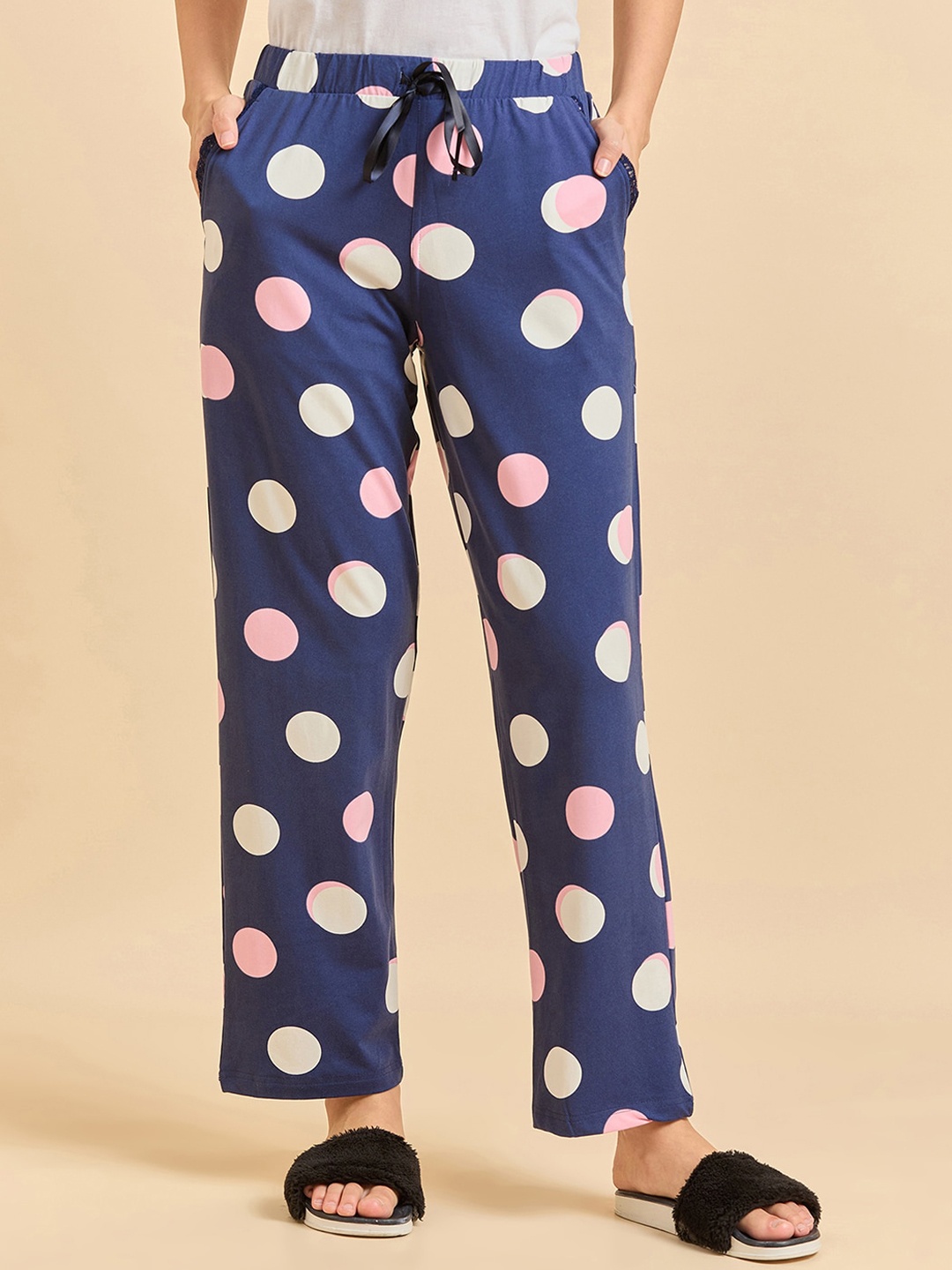 

Sweet Dreams Relaxed-Fit Straight-Leg Lounge Pants, Blue