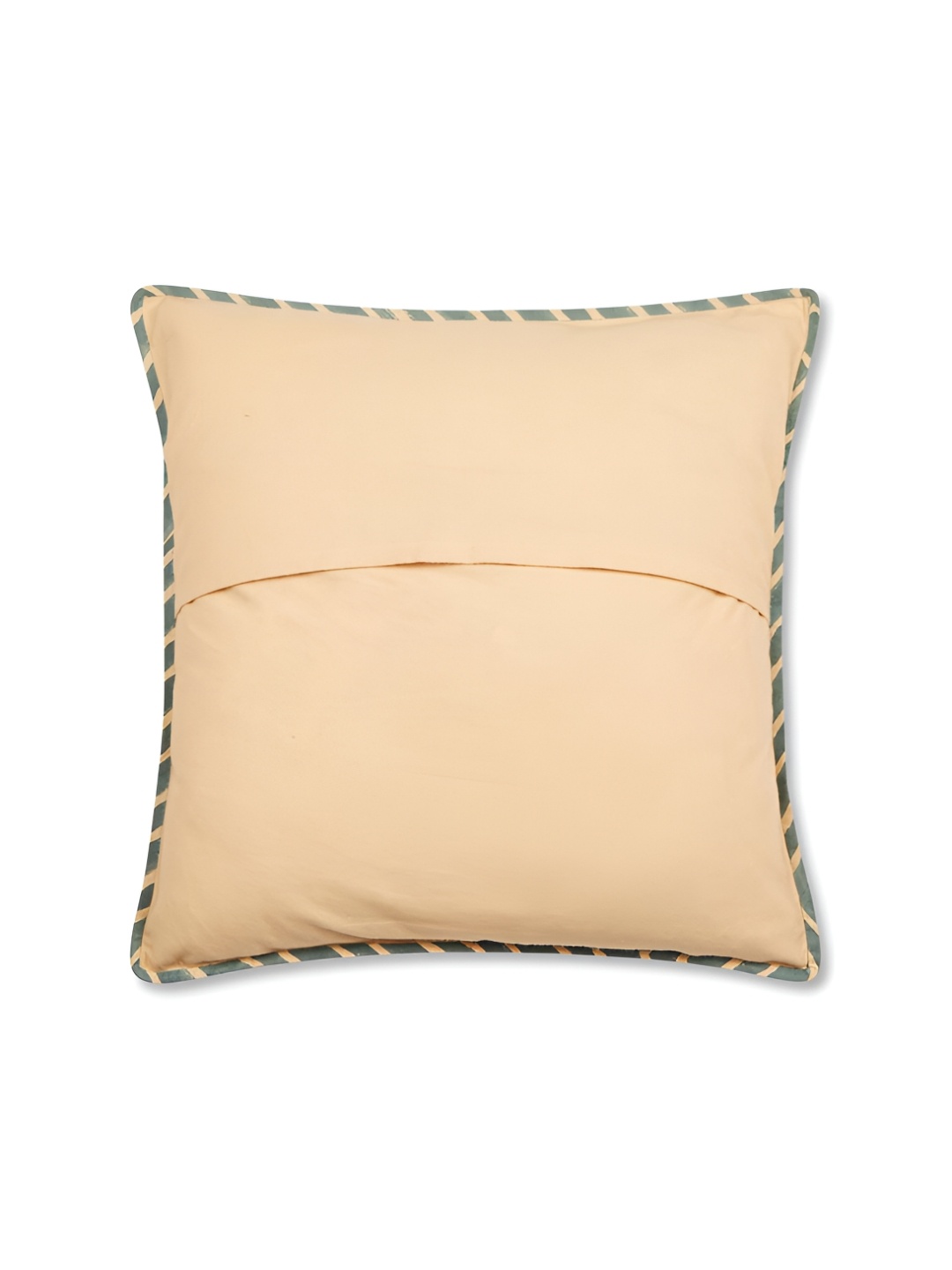 

Fabindia Orange & Cream-Coloured Geometric Cotton Square Cushion Covers